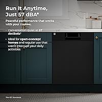 Vista 7 de Kenmore 22-14589 24" Built-In Dishwasher - UltraWash, SmartWash, Sanitize Rinse, SmartDry, and Leak Detection - 14 Place Settings - 57 DBA - ENERGY
