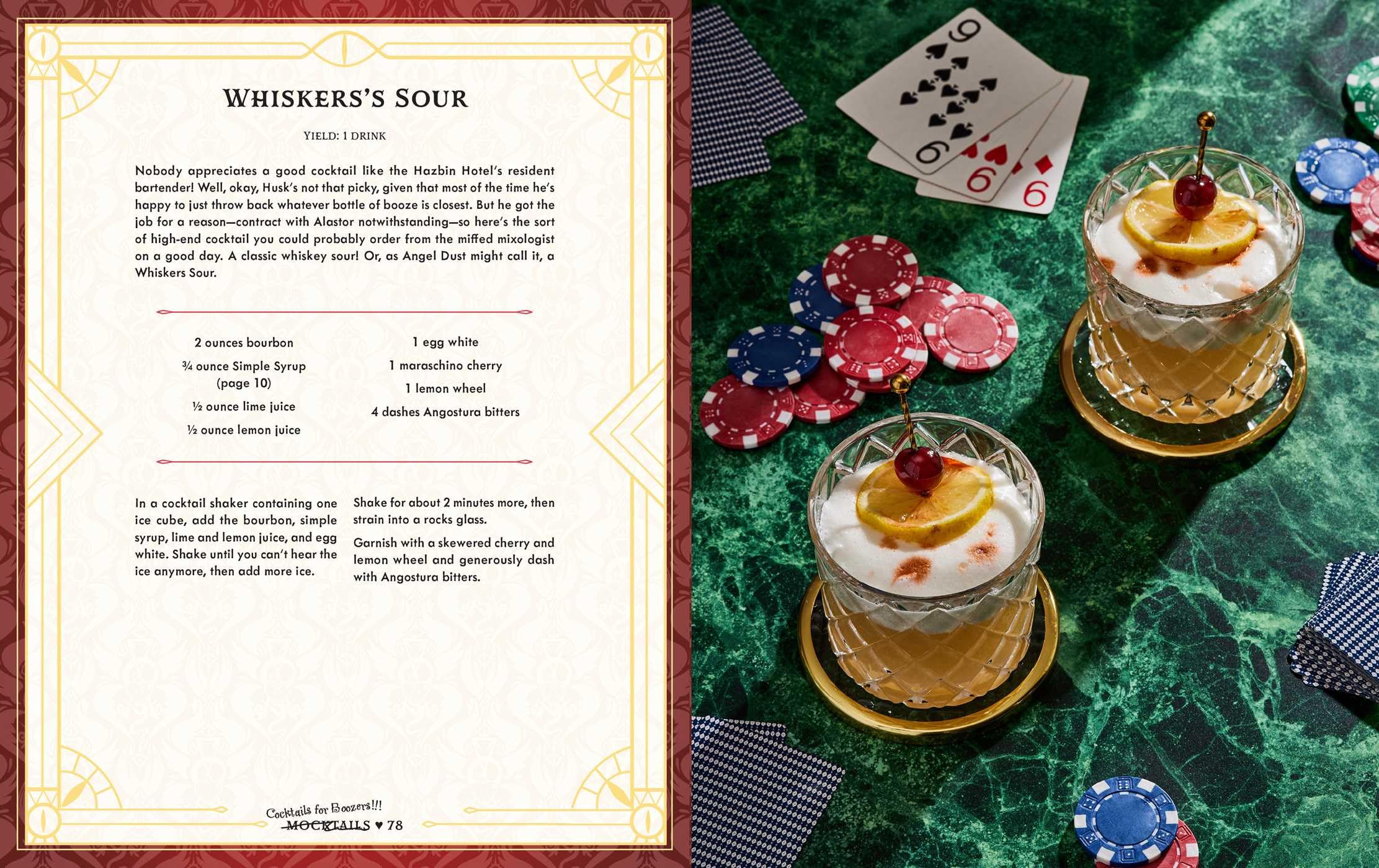 Hazbin Hotel Bar Book: Drinks and Snacks for Wayward Sinners