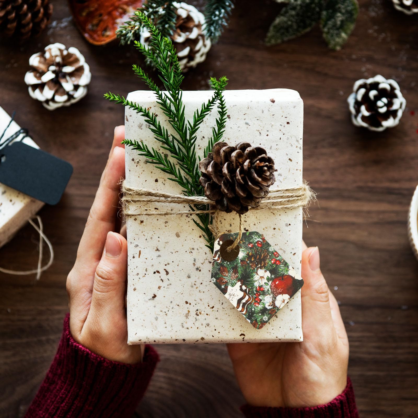 24 Sheets 6"X6" Wintry Christmas Paper Pad Pattern Papers Design Paper For Decorative Craft Scrapbooking Album DIY Handmade - 15