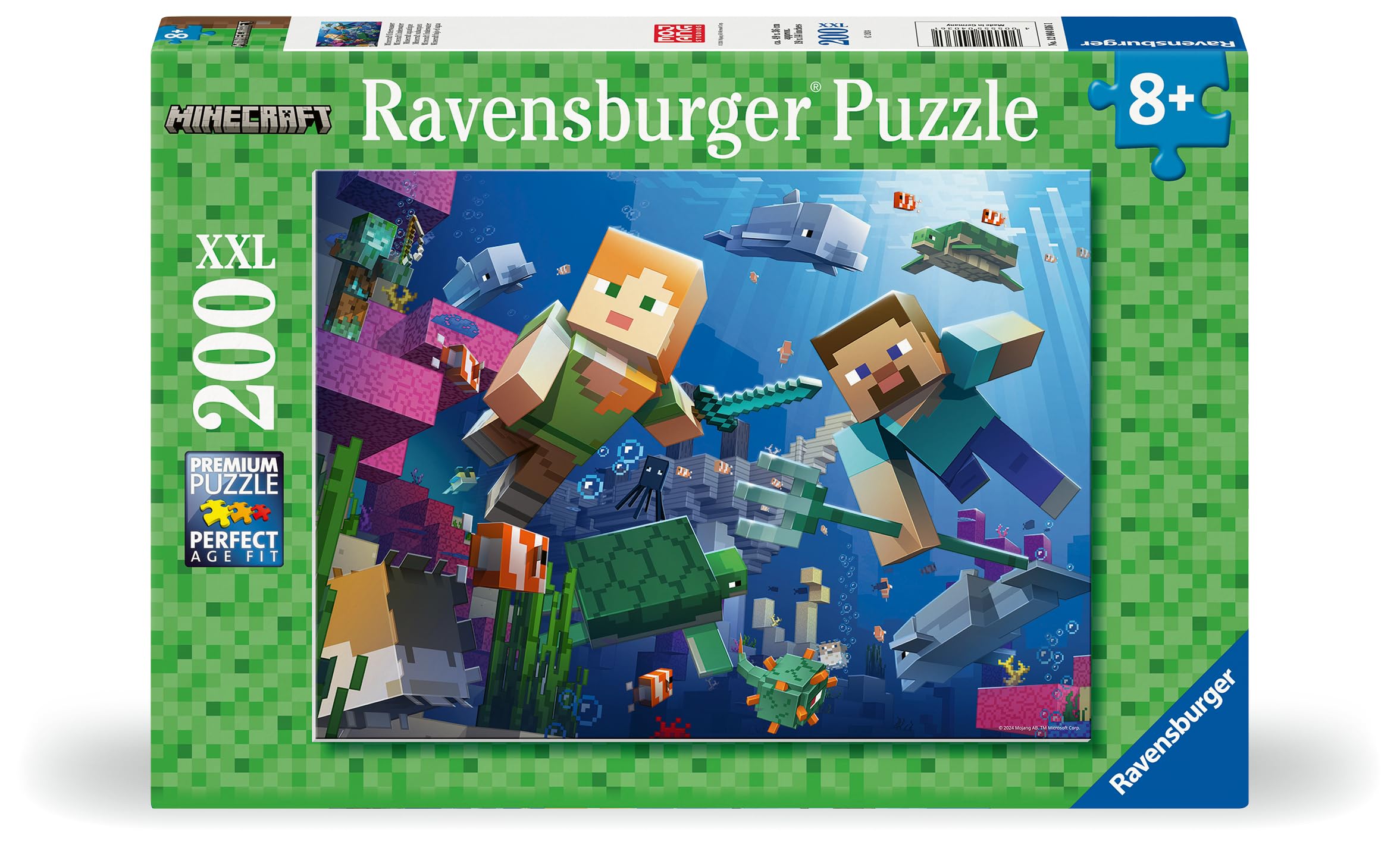 Amazon | Ravensburger Minecraft ジグソーパズル 200ピース