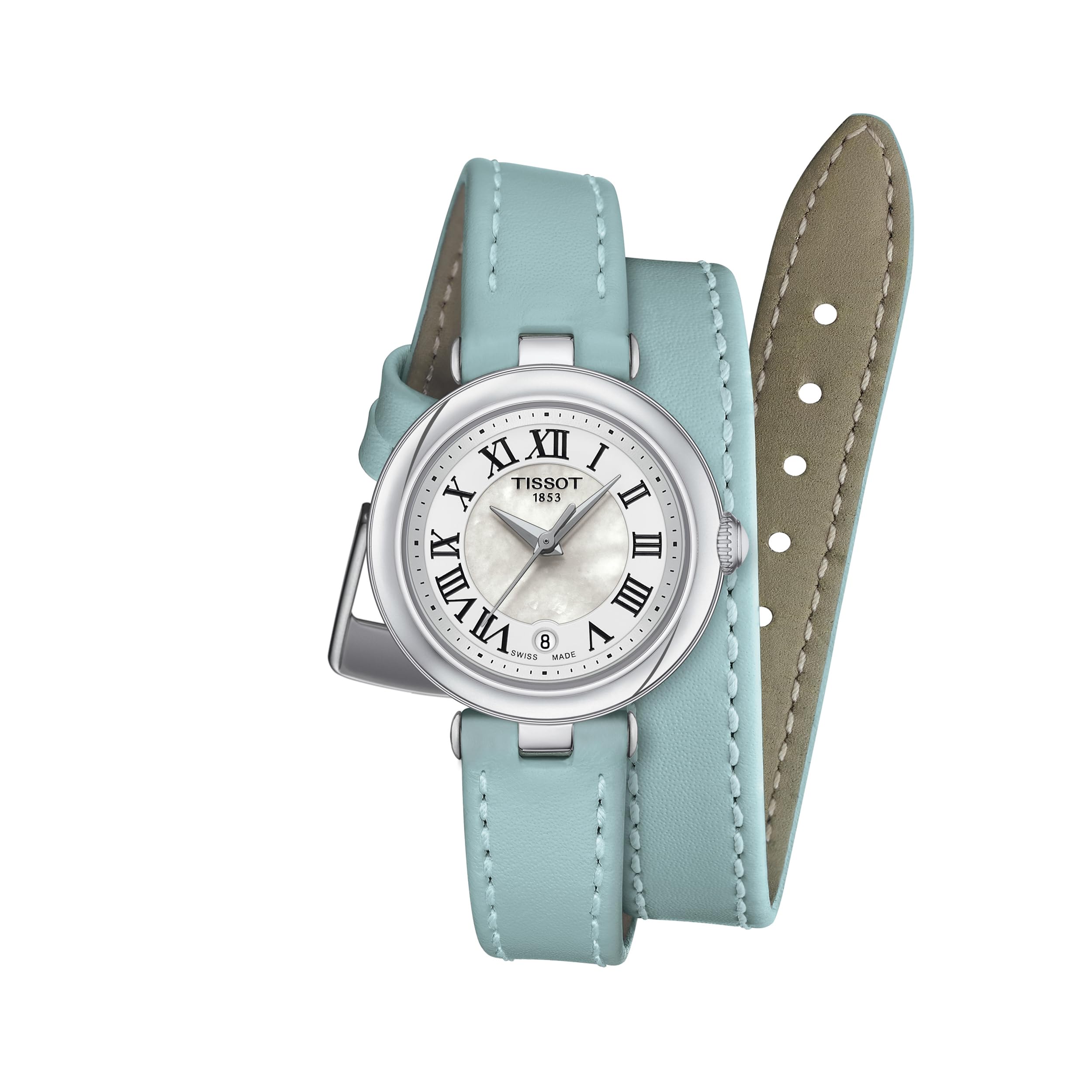 Reloj Tissot Analógico Cuarzo para Mujer Bellissima XS Doble Tour Correa