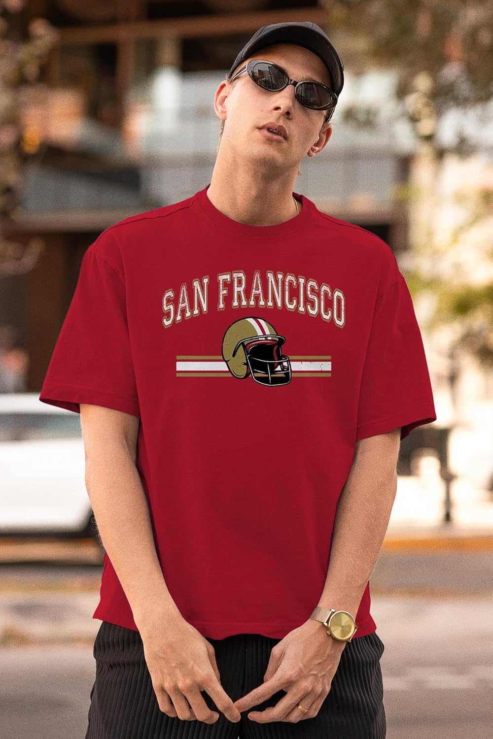 Football Fan Graphic Shirts for Game Day Outfit Adult Unisex Men's Women's T-Shirt - Image 3