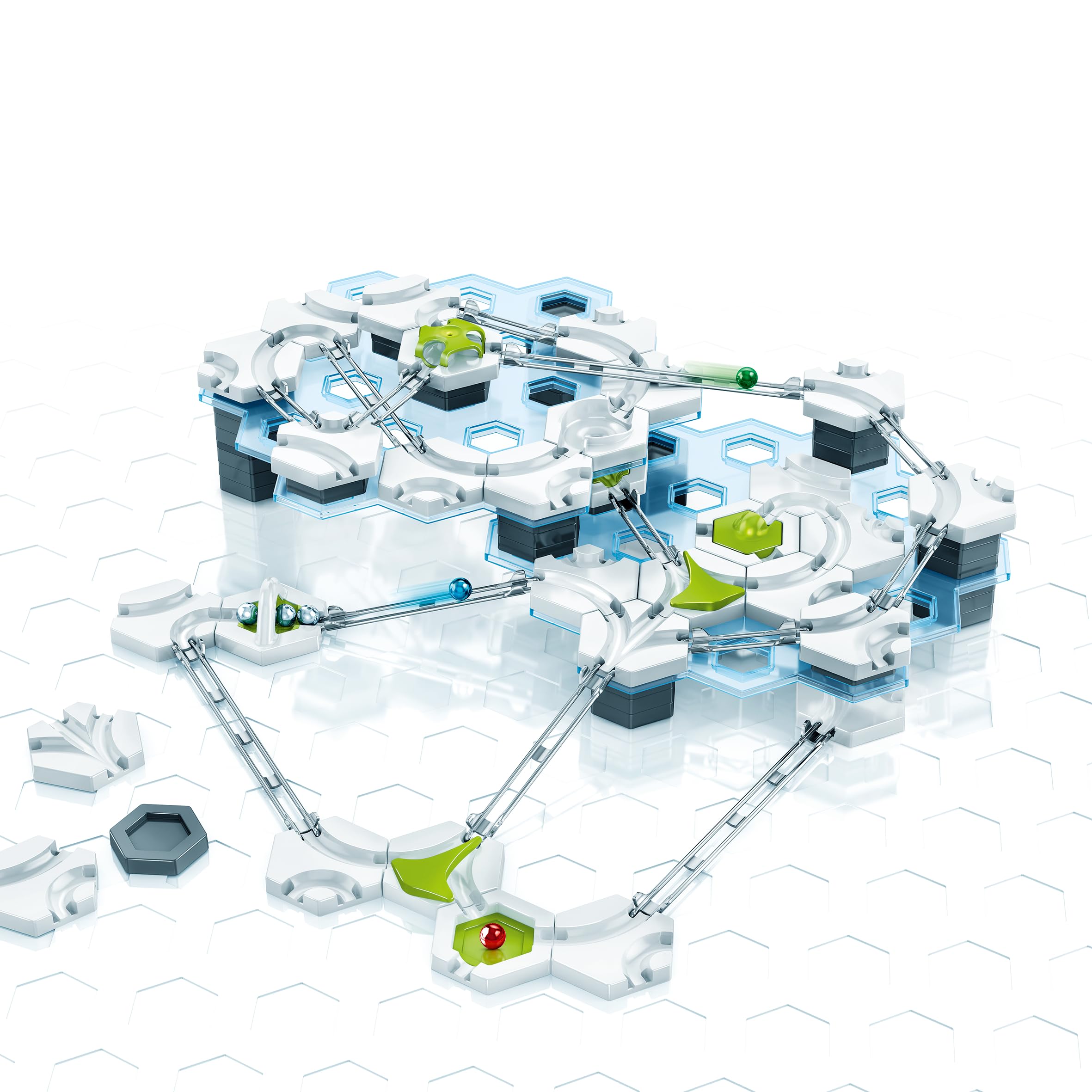 Ravensburger - Gravitrax Starter Set | Circuito Canicas con 118 Piezas | Rompecabezas Niños Nivel Base | Juegos para Niños De 8 Años | Juegos Mesa Compatibles con Todos Los Gravitrax