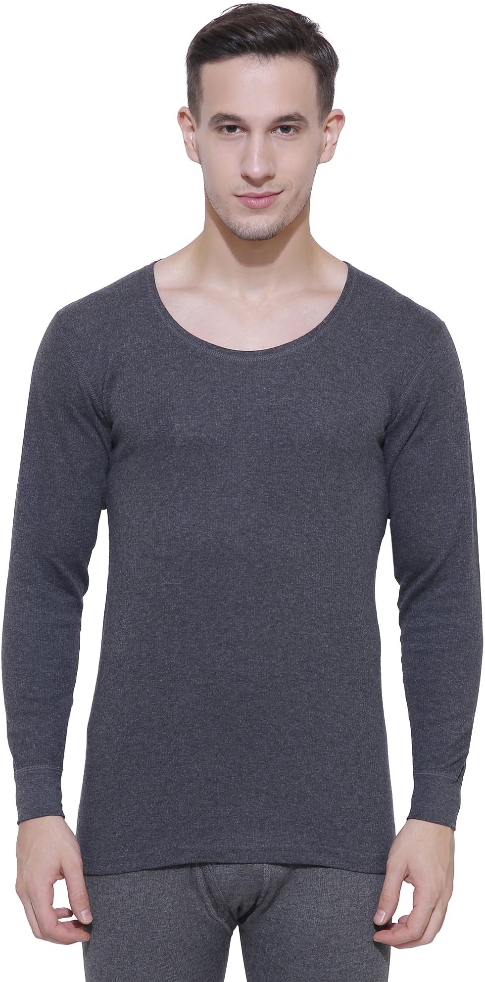 - Bodycare Melange Solid Men Thermal Top