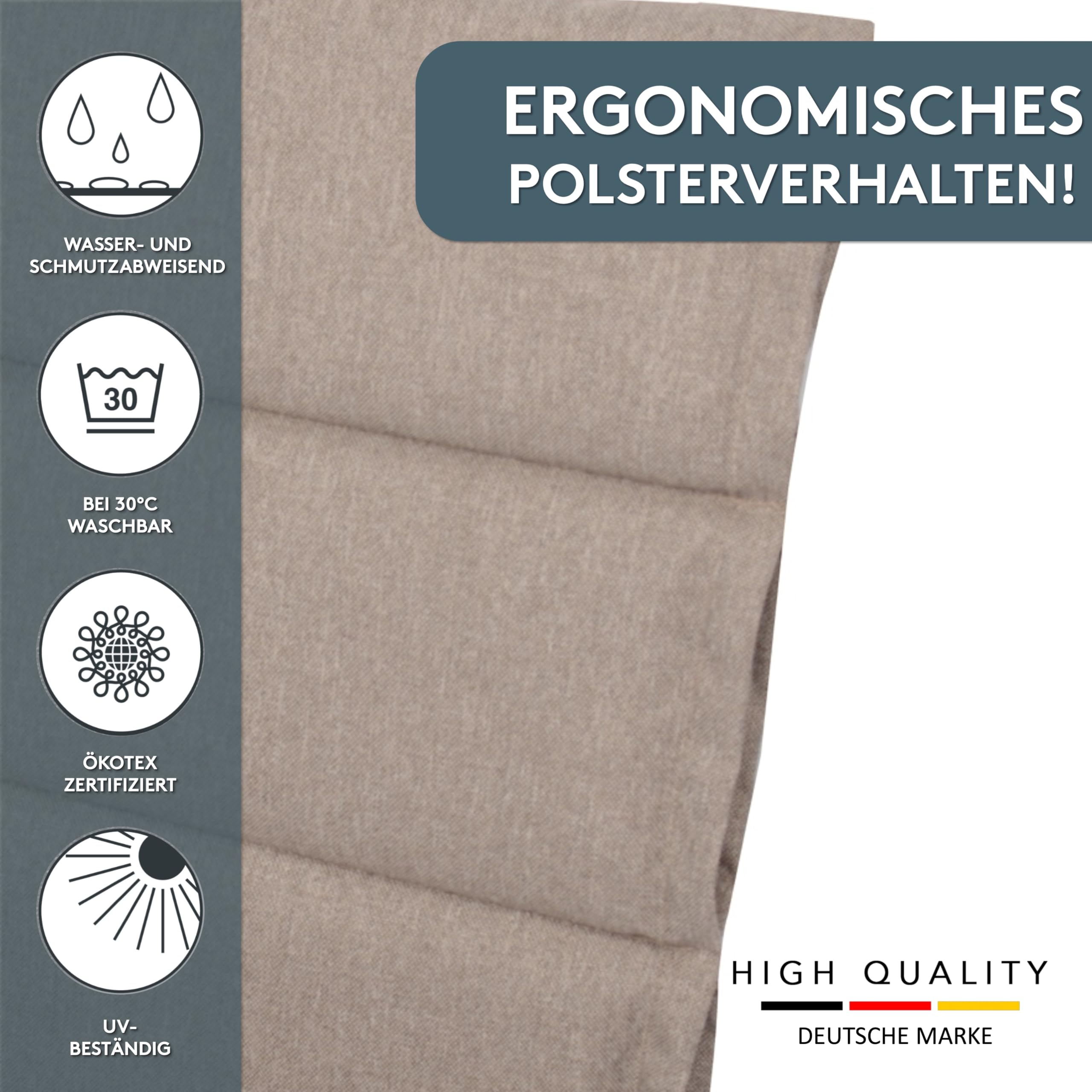 LILENO HOME Ligstoel, kussen als 1-delige set - rol-ligstoel, tuinligstoel, perfect voor strandstoel, bekleding voor tuinligstoel, 190 x 60 x 6 cm LILENO HOME Ligstoel, kussen als 1-delige set - rol-ligstoel, tuinligstoel, perfect voor strandstoel, bekleding voor tuinligstoel, 190 x 60 x 6 cm