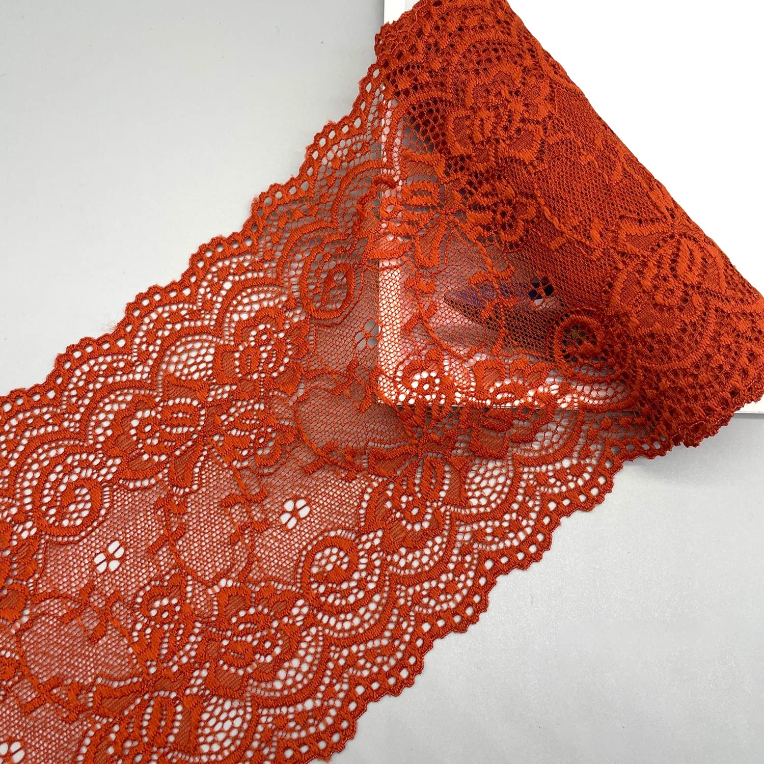 Cinta De Encaje Elástico Con Flor Para Coser Ropa Interior, Prendas De Vtir, Cinta Decorativa De Encaje - China Puntilla De Encaje Elástico Revtimiento Revtimiento Elástico Puntilla De Encaje Elástico Y Corte