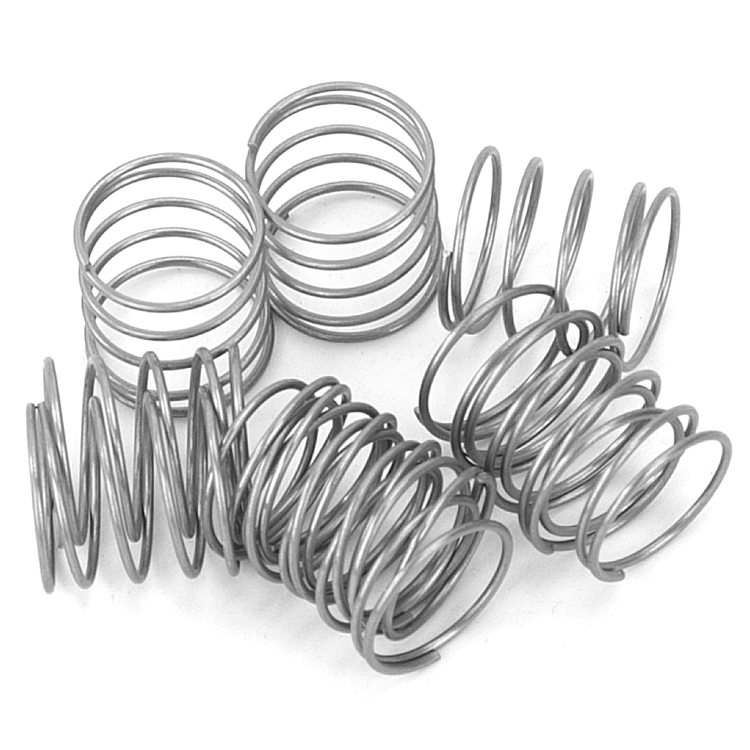 Sprężyny ściskające 10 mm sprężyna ze stali nierdzewnej 304 średnica drutu 0,55 mm średnica zewnętrzna 10 mm siła sprężyny 0,18 kg 10 sztuk