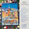 Hallingers Genuss Manufaktur Pralinen Adventskalender - ohne Alkohol handmade aus Confiserie-Edelkakao in wertigem Softfeel-Karton Romantische Wei... Weihnachtskalender für Frauen Männer