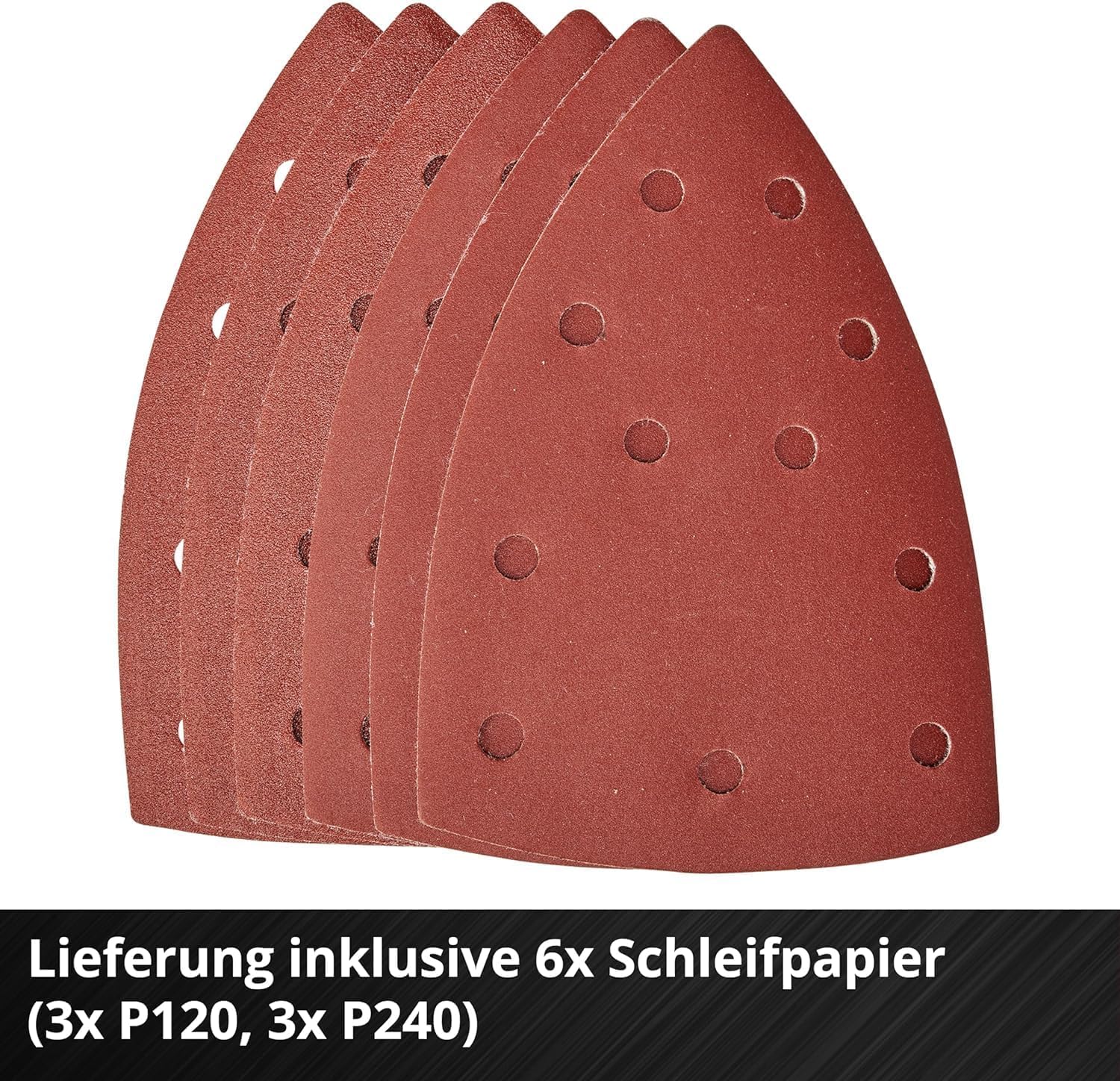 Einhell TE-OS 18/150 Li-Solo Akku-Multischleifer 18V Li-Ion 24000 min-1 1.6mm Schwingkreis