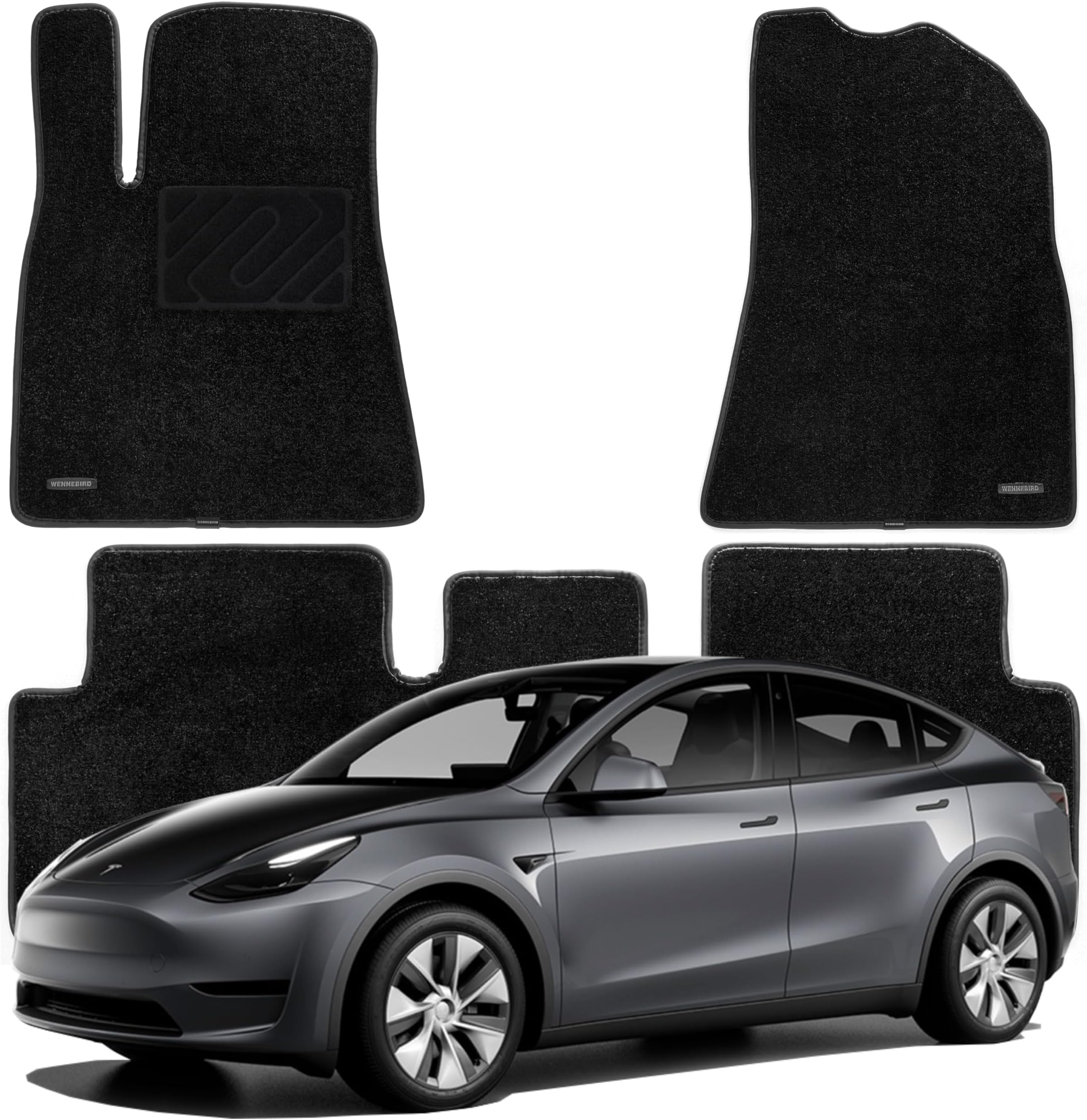 LANTU Lot De 4 Boîtes De Rangement Latérales De Portière De Voiture