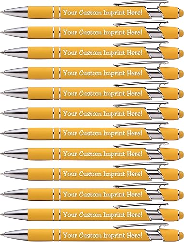 ExpressPen - Bolígrafos personalizados de alta calidad con lápiz capacitivo Ráfaga de color Bolígrafos personalizados con nombre impreso de metal