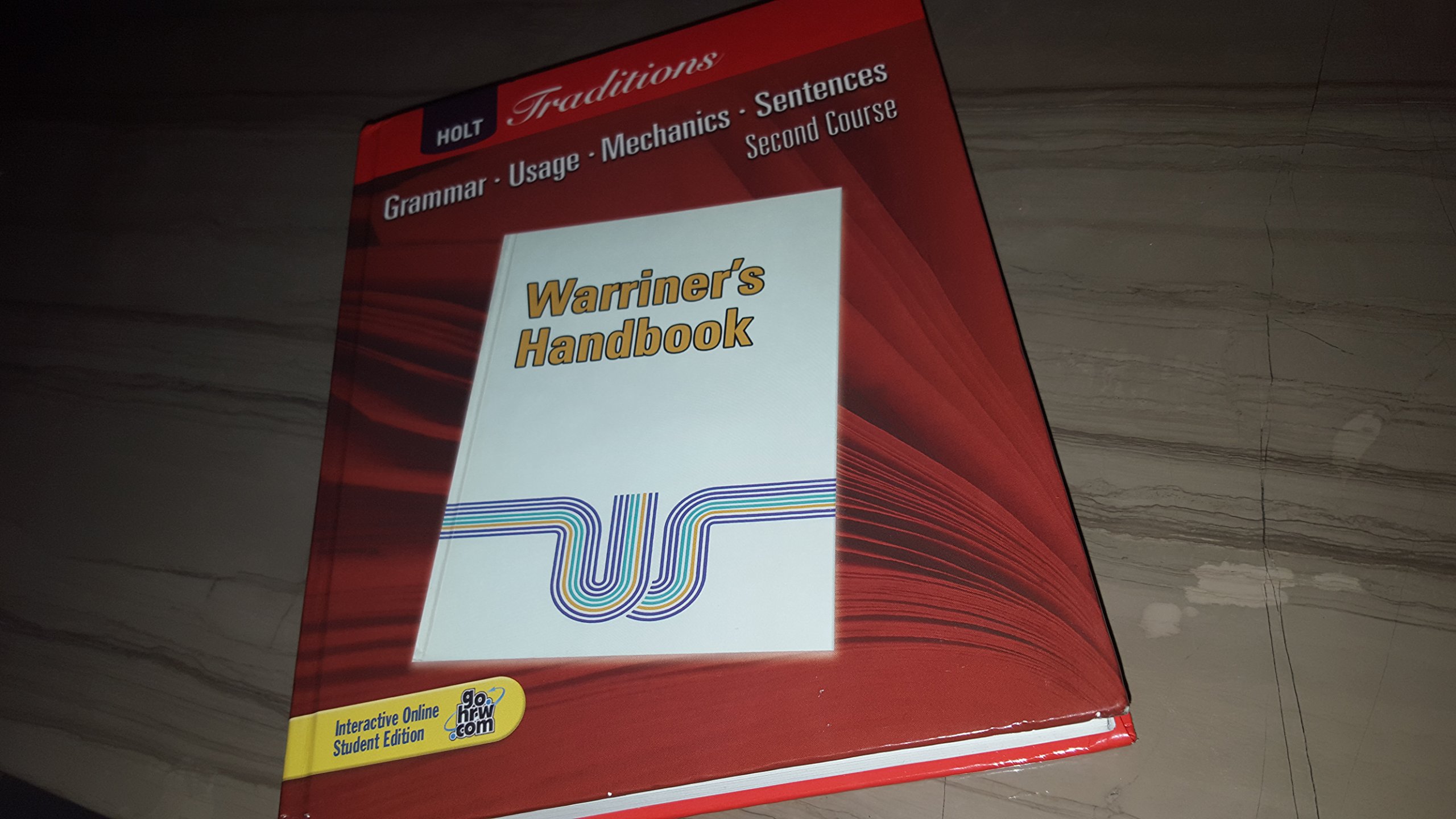 Warriner's Handbook: Second Course: Grammar, Usage, Mechanics, Sentences