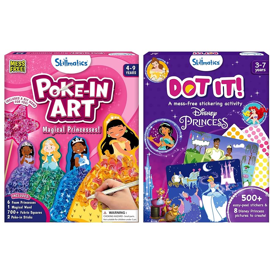 Amazon.com: Skillmatics Poke in Art Magical Princess & Dot