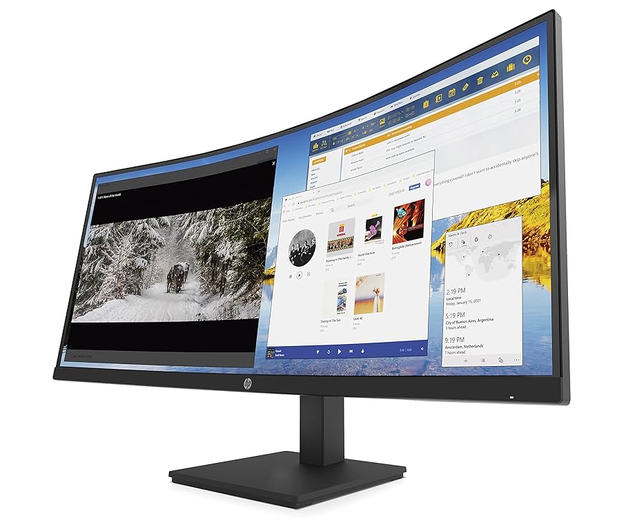 Amazon.com: HP M34d 34 Inch WQHD 1440p Curved Computer
