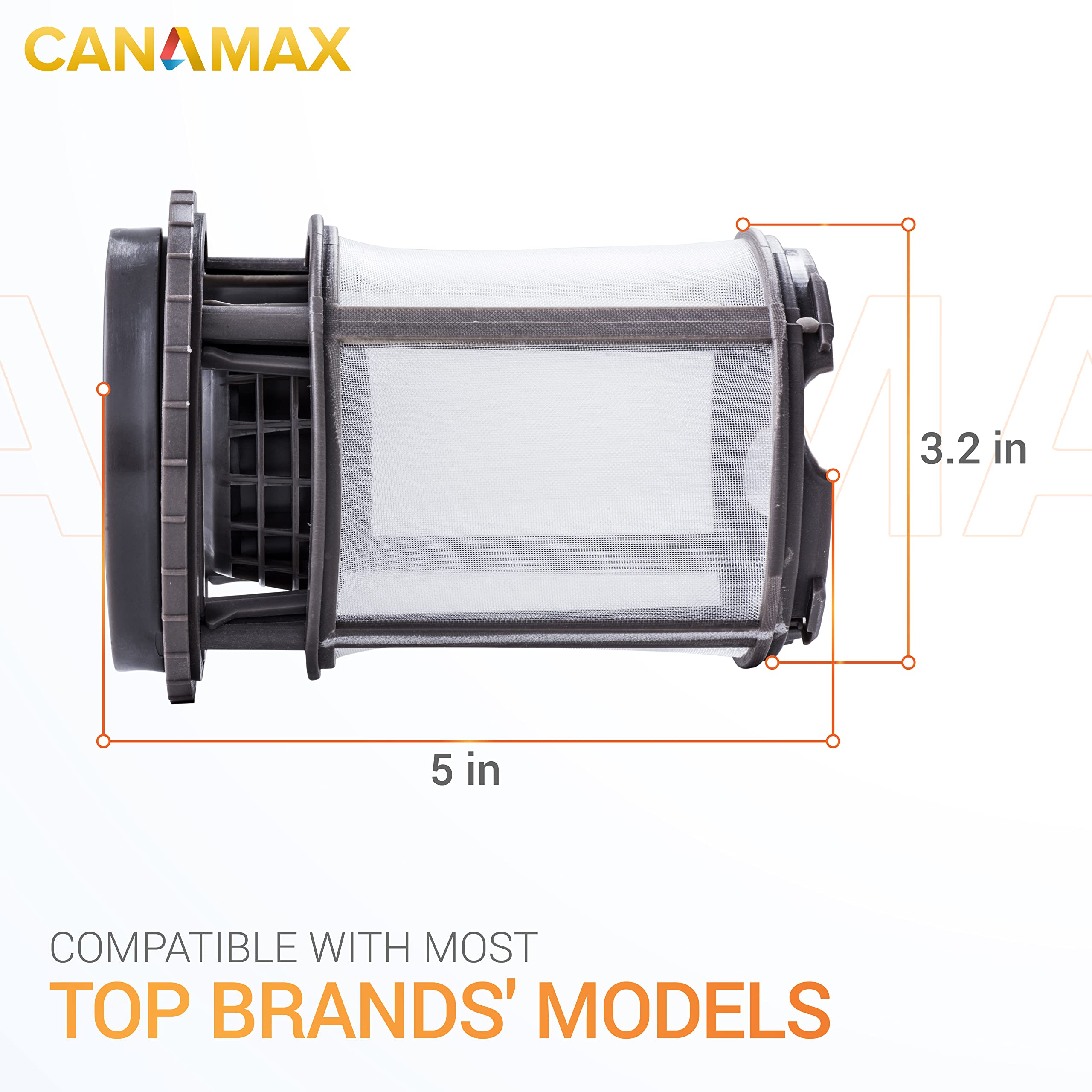 Whirlpool Air Filter Replacement W10872845 Dishwasher Pump Filter