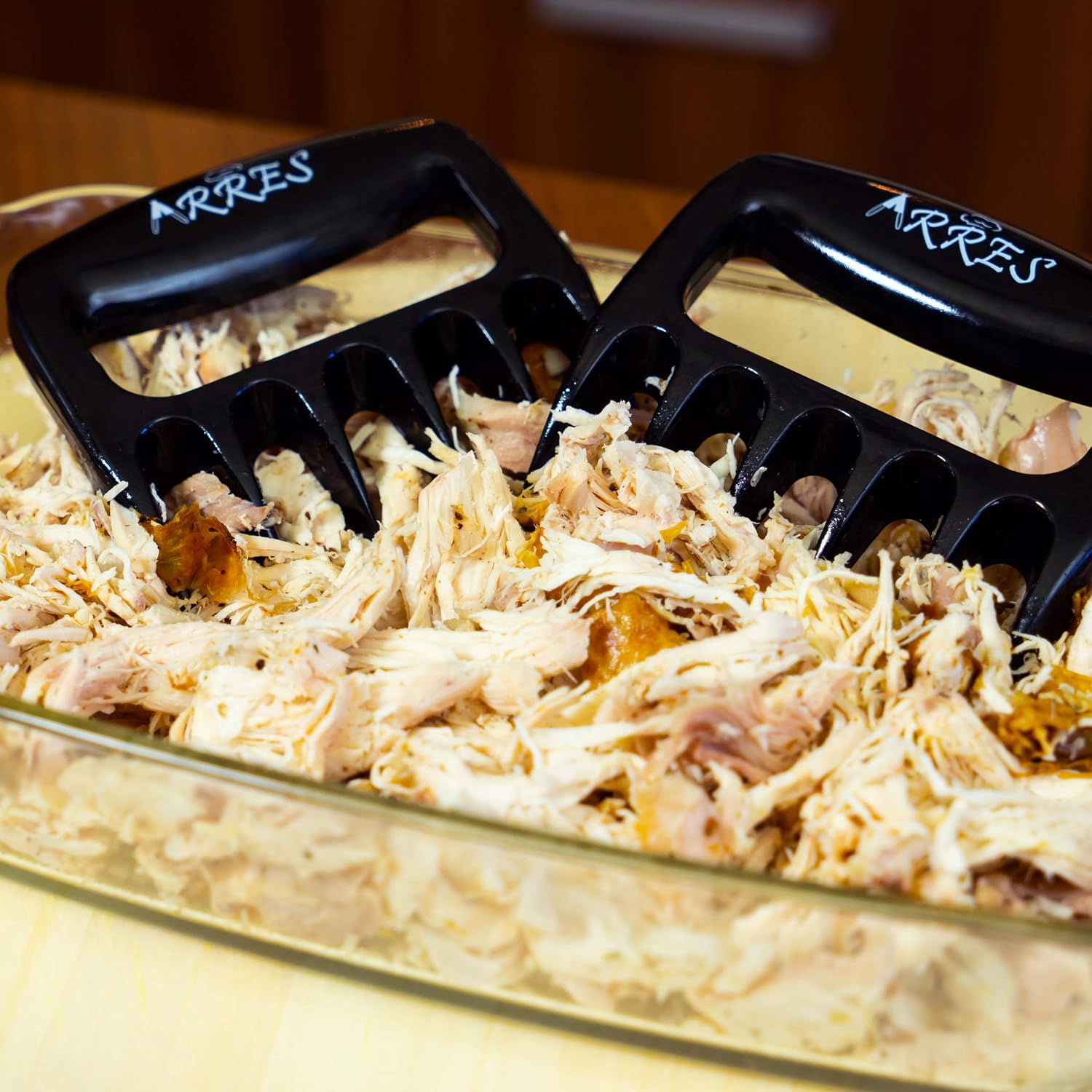 Arres Pulled Pork Claws & Meat Shredder - BBQ Grill Tools and Smoking Accessories for Carving, Handling, Lifting (Meat Claws) : Patio, Lawn & Garden