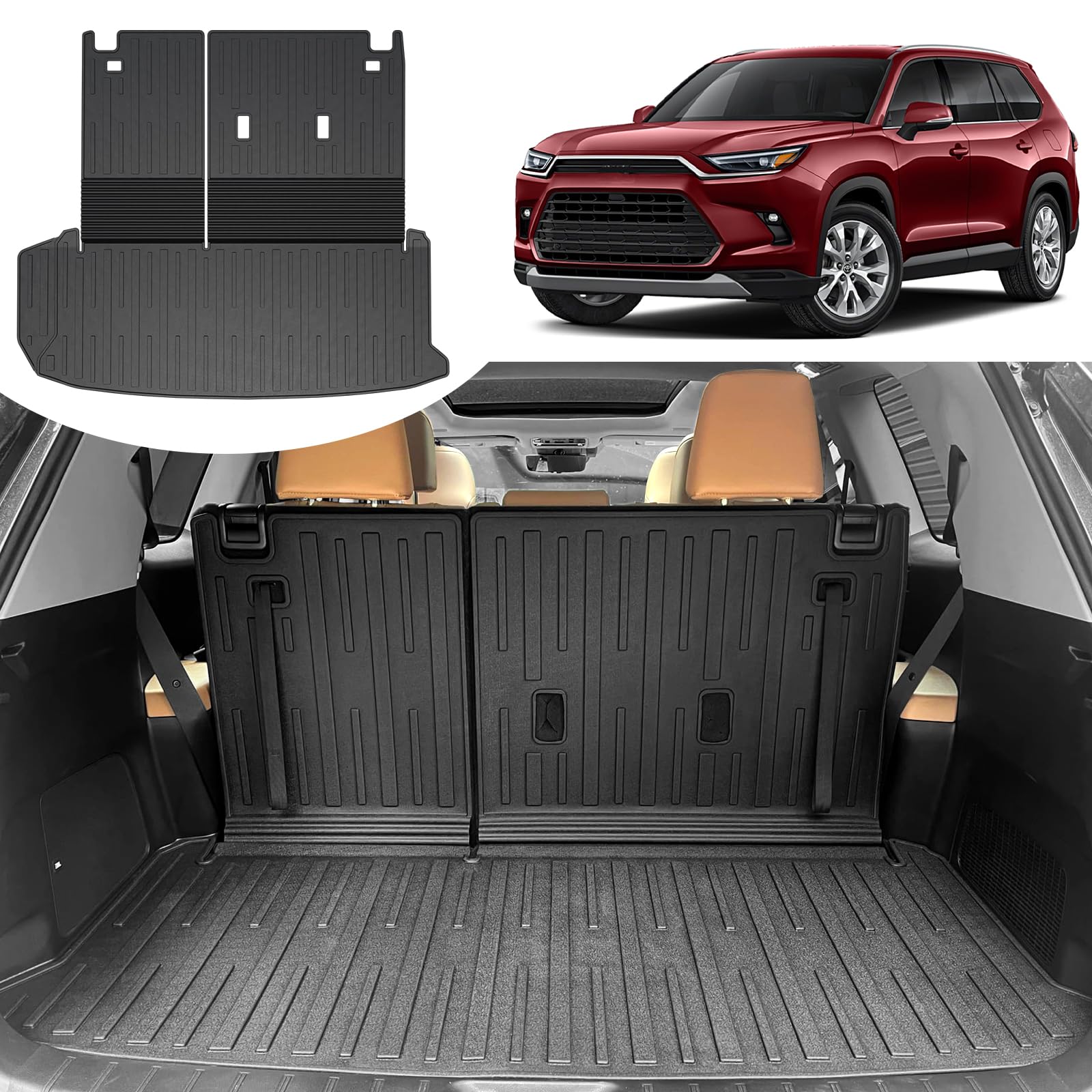 HOUCLEMIC Cargo Liner for 2024-2026 Toyota Grand Highlander