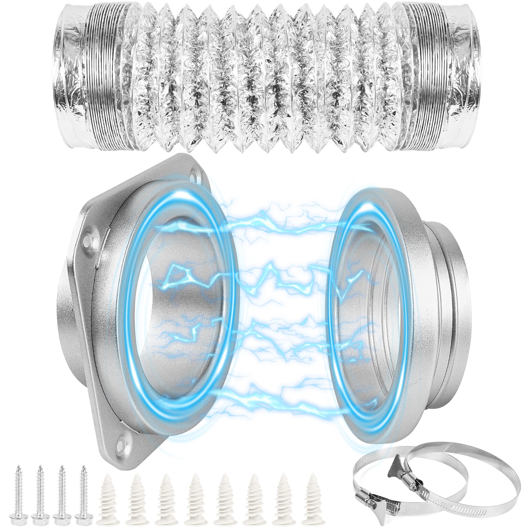 DV180 Magnetic Dryer Vent Coupling Kit, Airtight Quick Connect