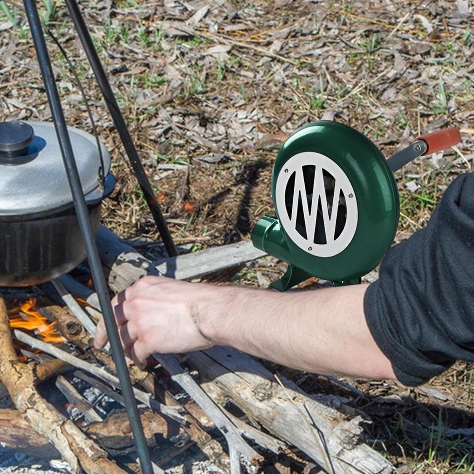 Dragon Grill Portable BBQ Fan BBQ Blowe,Battery Powered Fire Blowe For T 648631