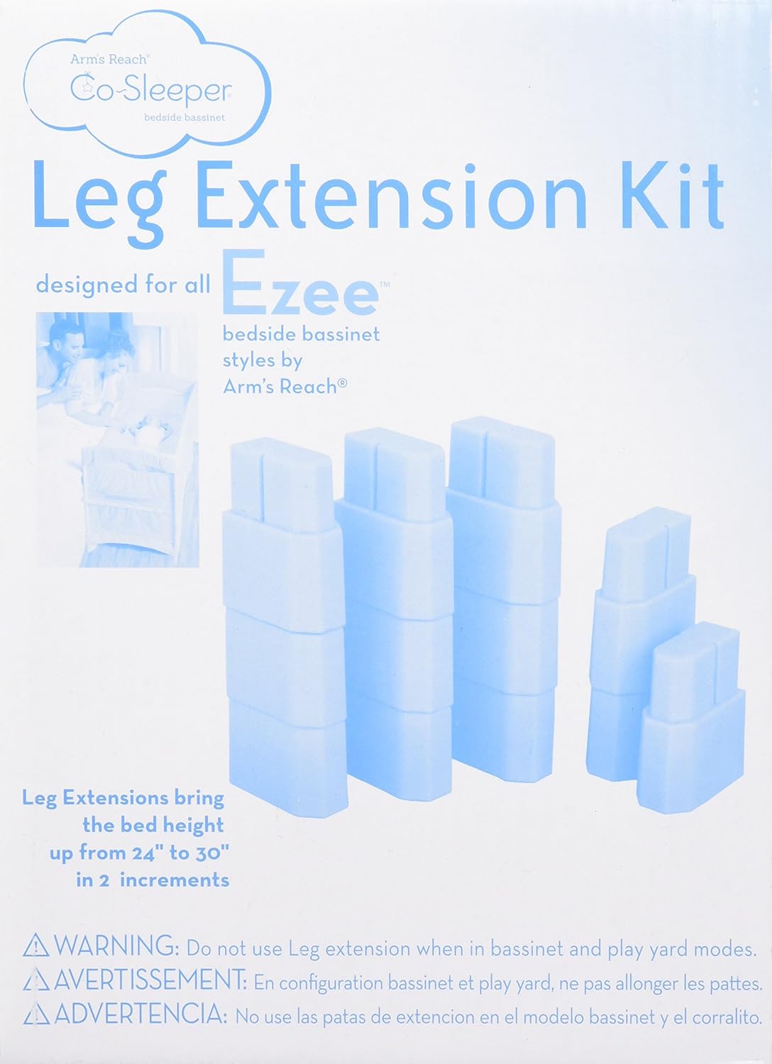 co sleeper leg extension kit