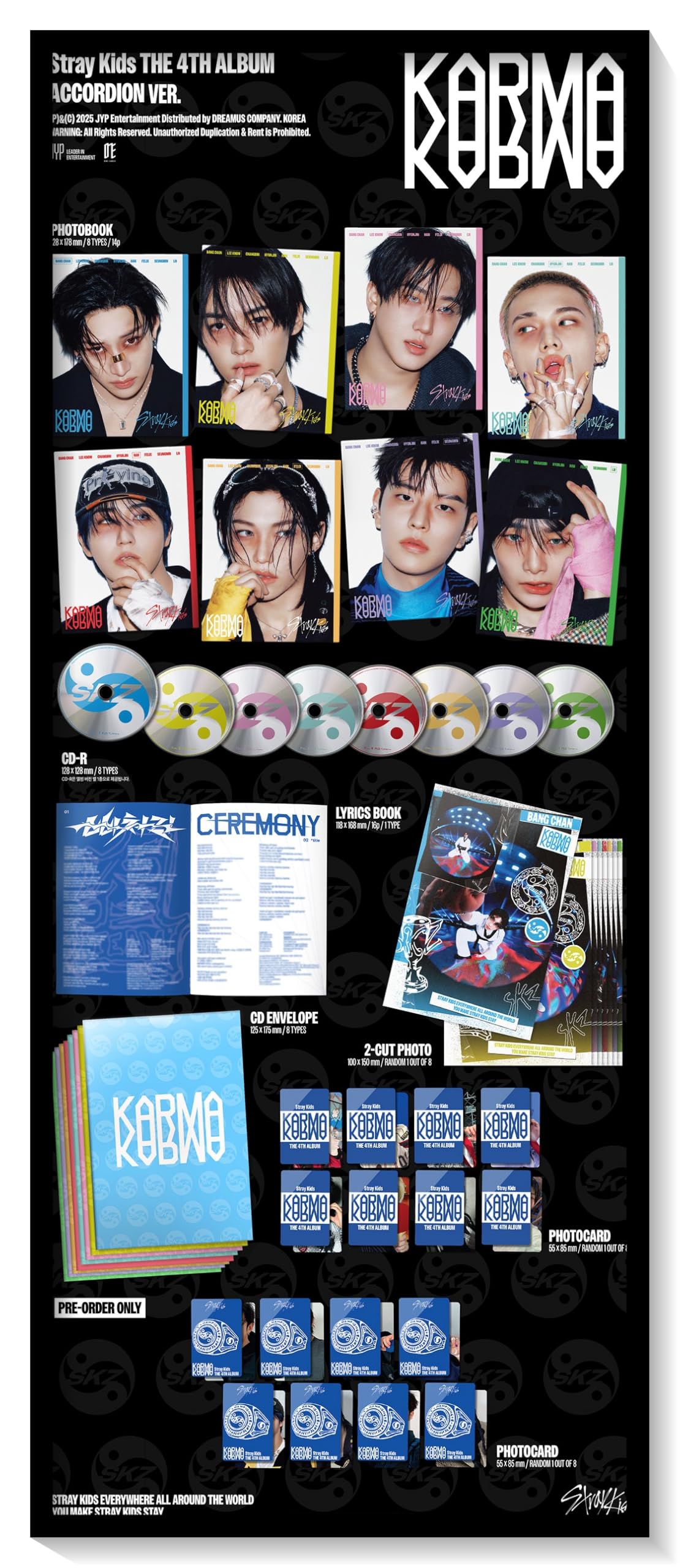 Stray kids KARMA アコーディオン盤 フルコンプセット Amazon.co.jp: Stray-Kids (ストレイキッズ/スキズ/SKZ) - 4th