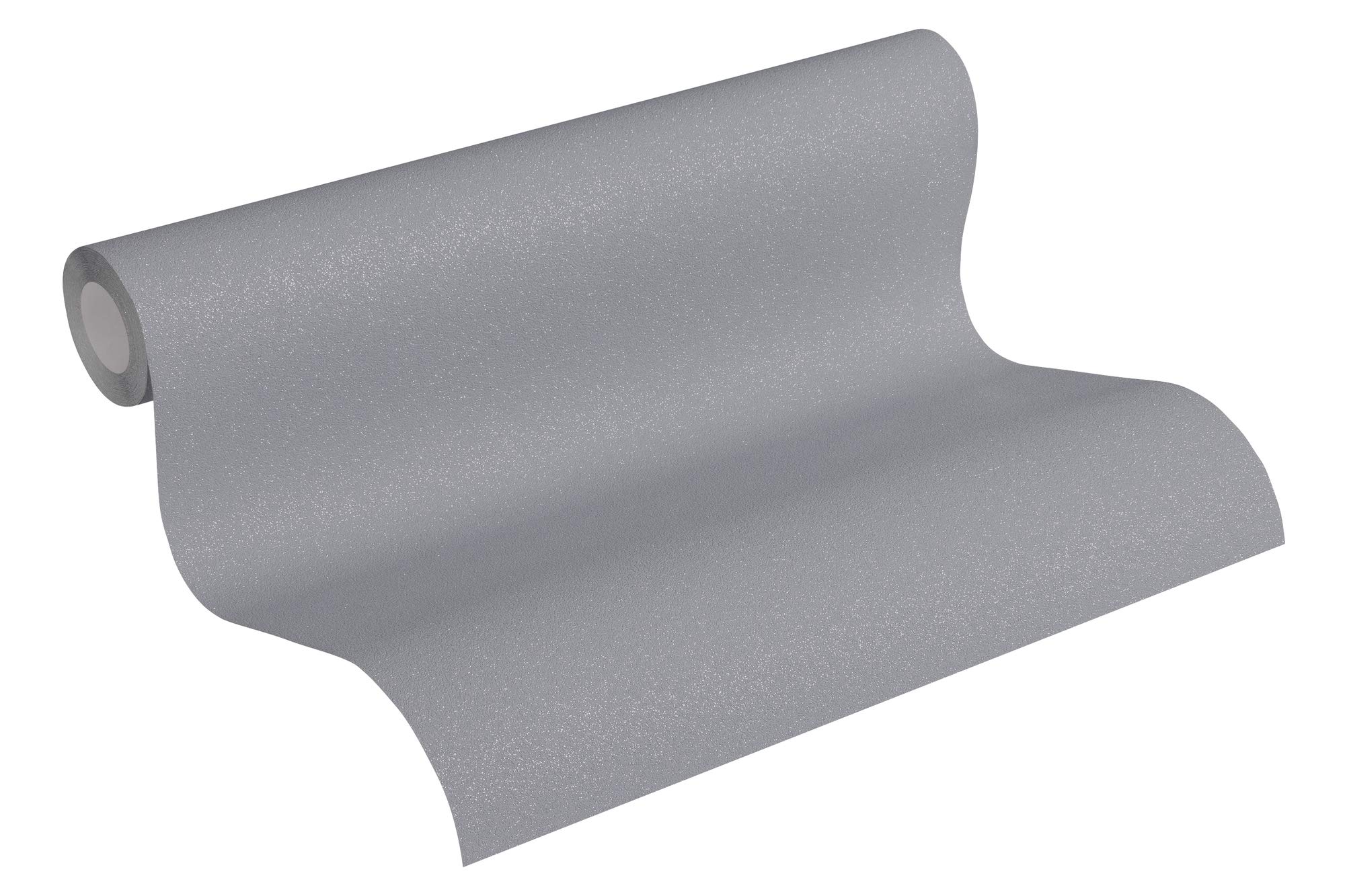Livingwalls Non-Woven Wallpaper Diamonds Plain Wallpaper 10.05 m x 0.53 m Gray 372725 37272-5, Grey, Glitter, 53 x 1005 cm