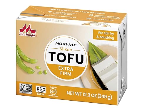 Miniatura 2 de Mori-Nu Silken Tofu extra firme  Suave aterciopelado y cremoso  Bajo en grasa, sin gluten, sin lácteos, vegano, fabricado con soja sin OMG, KSA