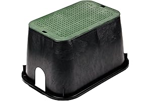 Durable Valve Box Cover: The NDS Rectagular 10"x15" Valve Box with Green Cover