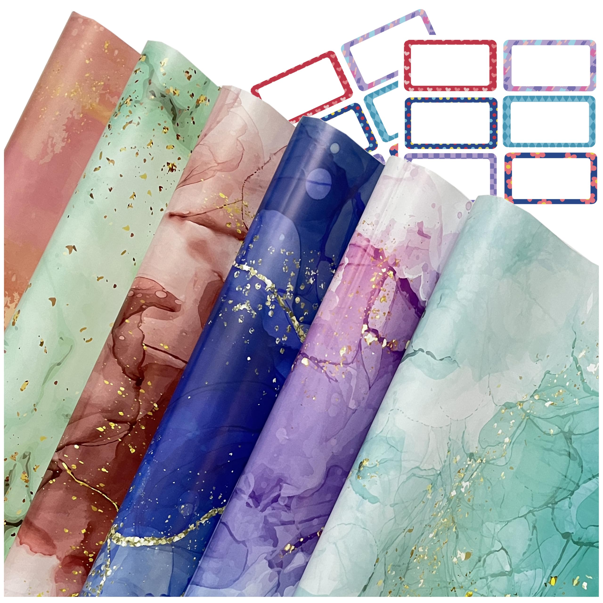 AccuPrints(Pack of 6) Gift Wrapping Paper Sheet - Gift Paper - Gift Wrap Roll - Gift Papers Sheets - Gift Cover Rapping Paper -Premium Design Paper sheet for Gift Packing, Mix, Multicolor