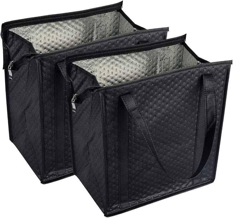 Bolso de compras aislado 2PCS, bolso de ultramarinos aislado, bolso más fresco del ultramarinos