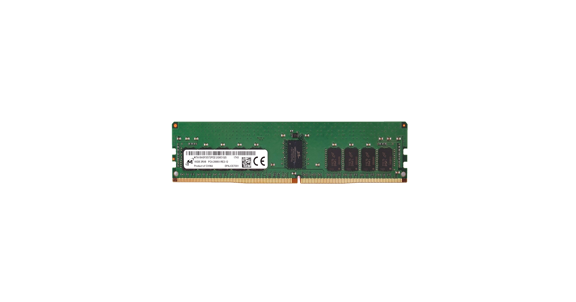 Amazon | MICRON 16GB PC4-2666V-R DDR4 レジスタード ECC 2RX8