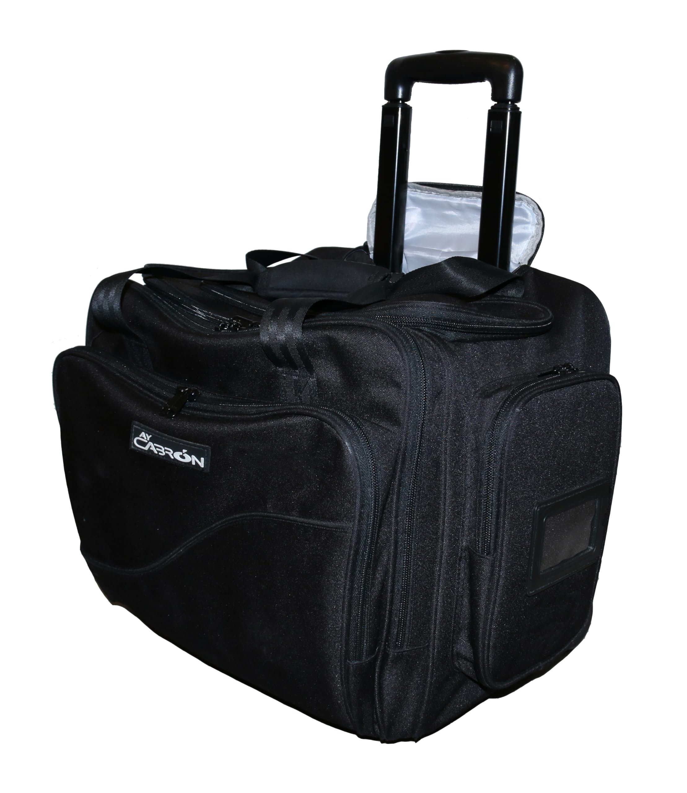 Ay Cabron™ Professional-Grade Pilot Flight Deck Trolley Bag – MADE BY PILOTS FOR PILOTS – Lightweight & Water-Resistant | Airbus & Boeing Compatible.