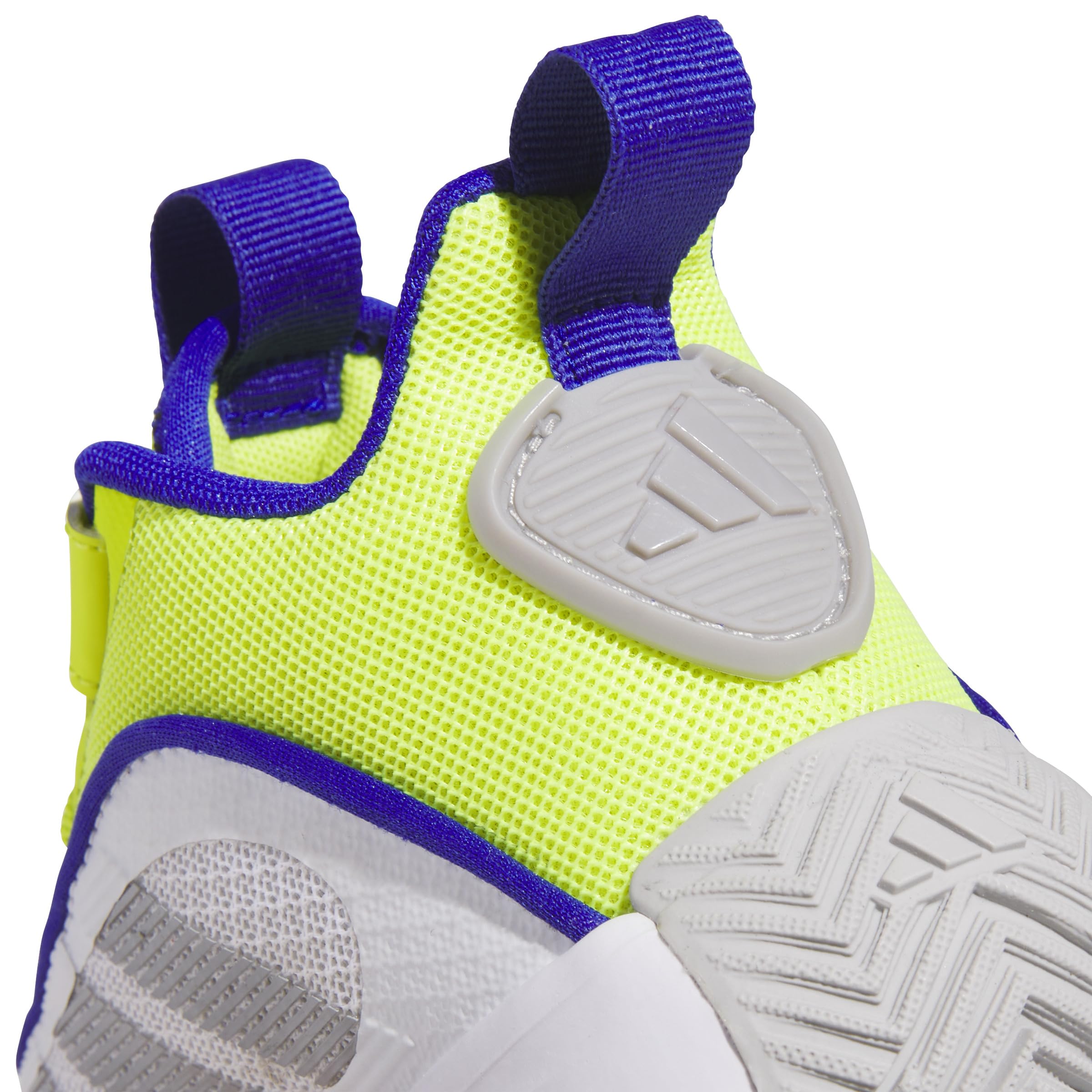 adidas Unisex niños Ownthegame 3.0 Shoes, FTWR White/Grey Two/Solar Slime, 33 EU