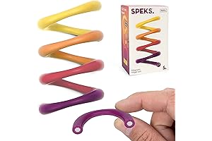 Speckled Silver Helix Fidget Toy for Adults, Desk Toy for Office - Plasma