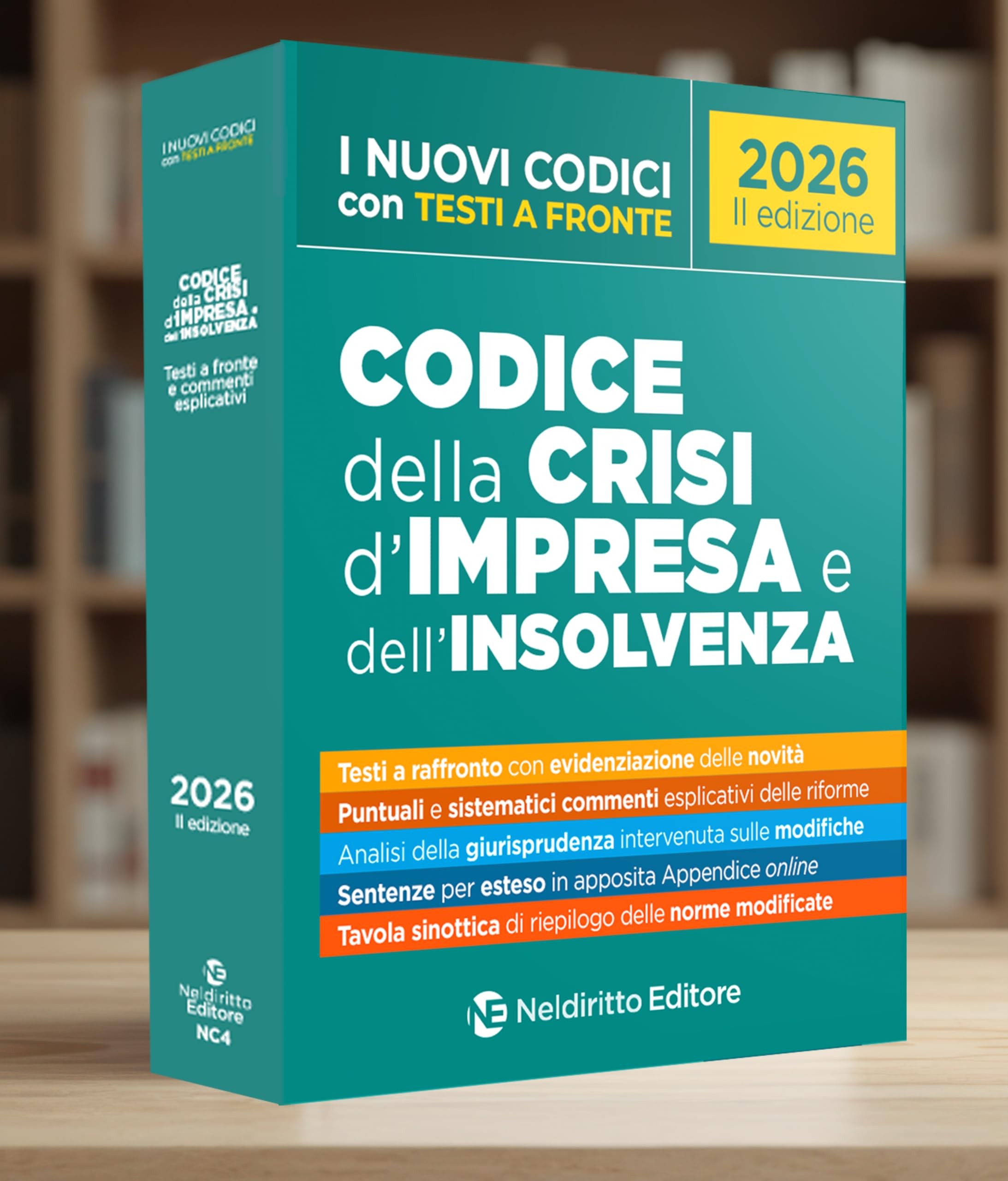 Codice della crisi d'impresa e dell'insolvenza 2026 con testi a fronte