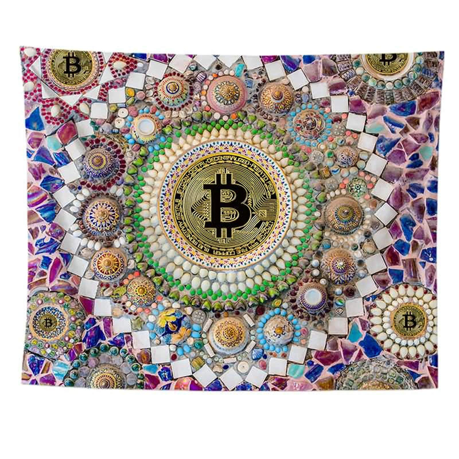 Aeici Arazzo Hippie indiano Bohemia Mandala Parete Arazzo per Camera da Letto Multicolore 150X230CM