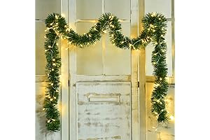DearHouse Christmas Garland Lights: Festive Decor to Brighten Your Holidays