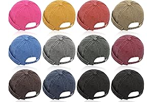 Pack of 12 Retro Brimless Hats: A Fashionable Staple for Everyone