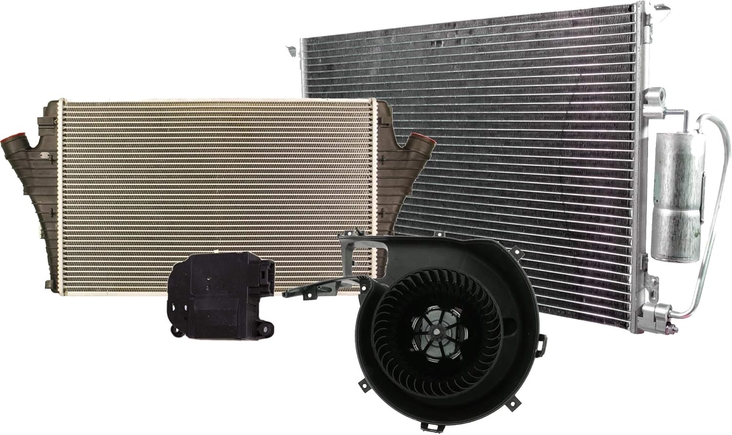 HVAC Blower Motor with Actuator Intercooler and A/C