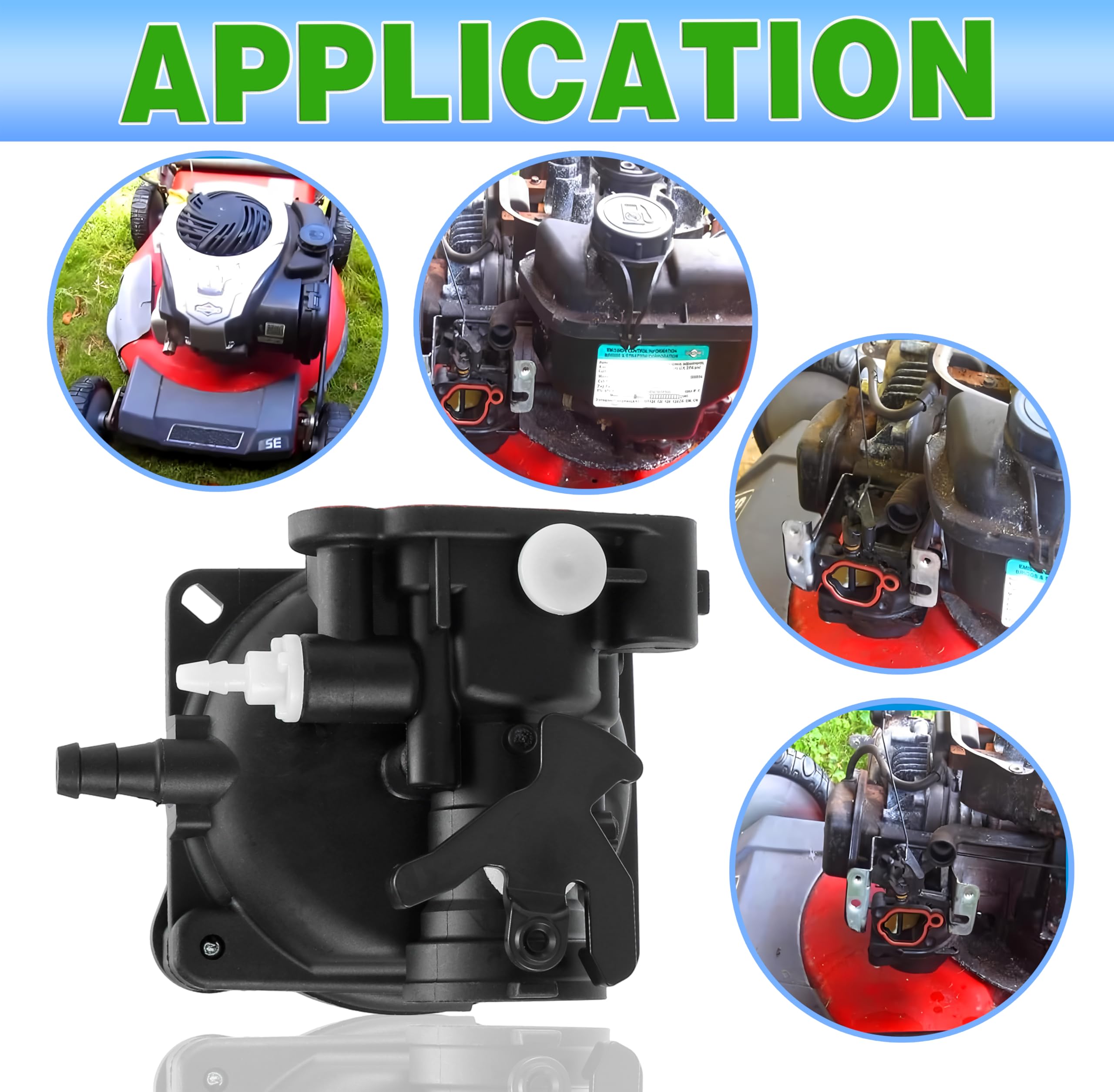 Kit carburatore per Briggs & Stratton, modelli 300E, 450E, 550E, 575E, 600E, parti del motore del tosaerba e filtro dell'aria, candele serie 08P502, 09P602, 125 CC, 140 CC