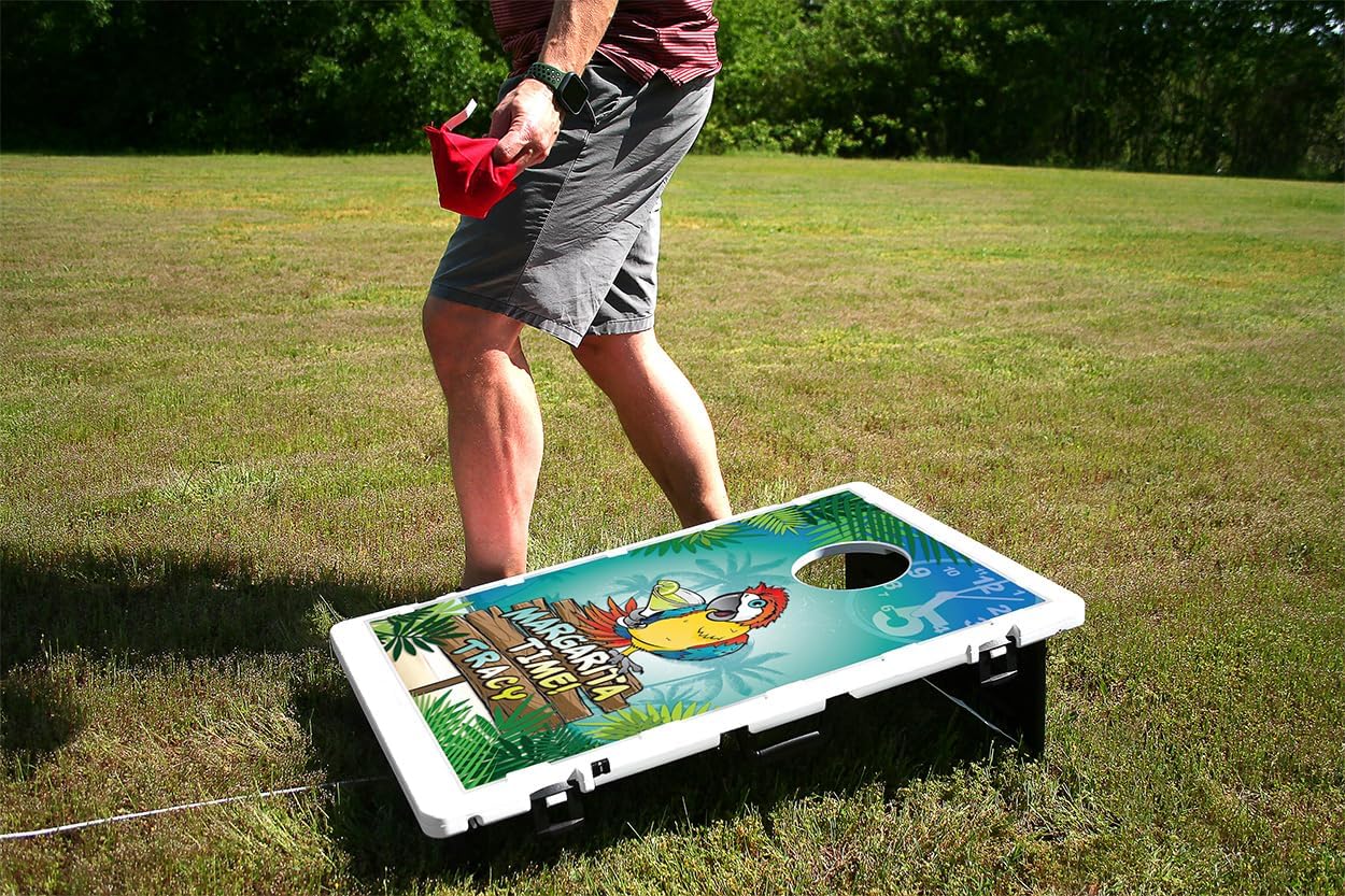 Baggo Margarita Time Parrot Bean Bag Toss Game