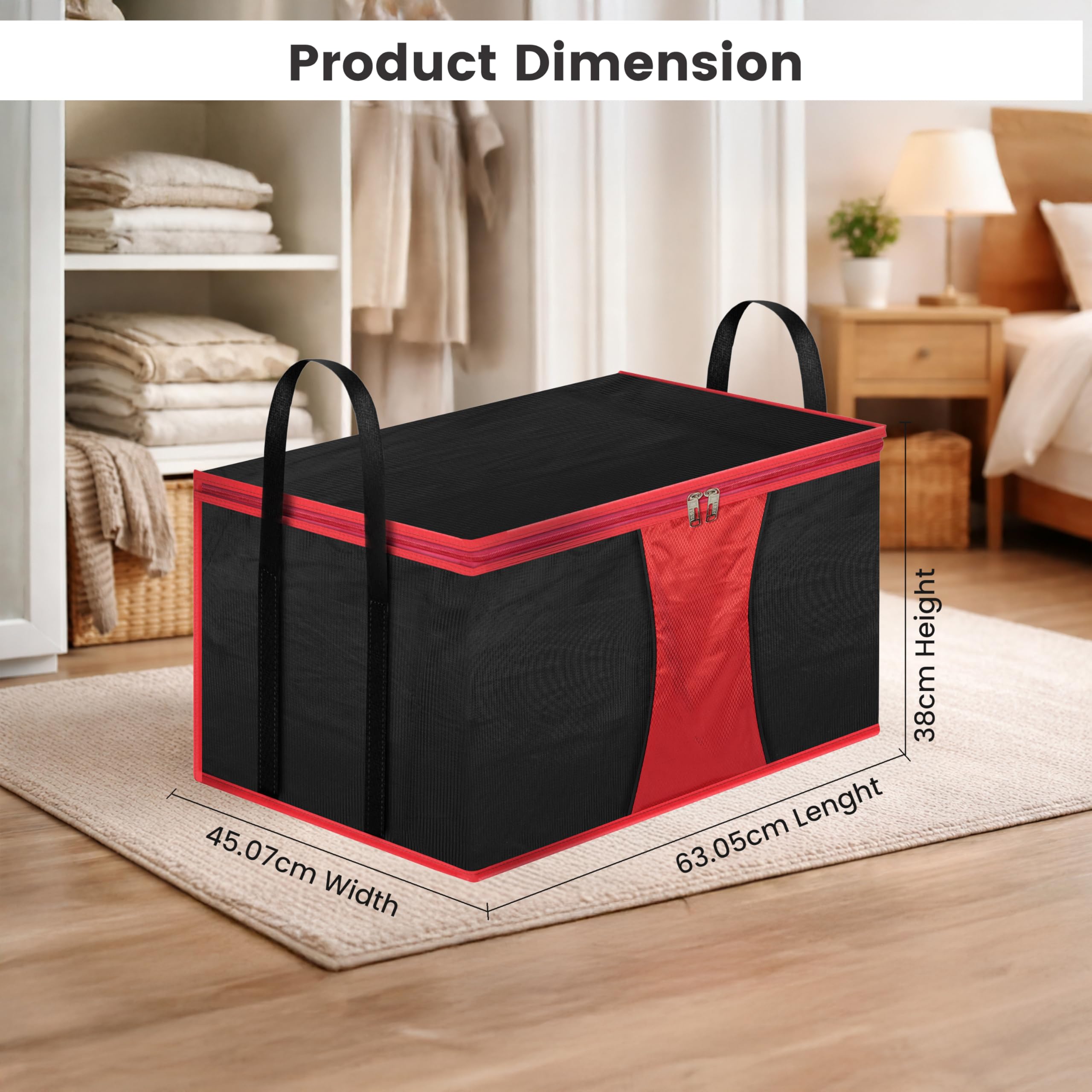 Storite Jumbo Super-Size Nylon 110 L Moisture Proof Heavy Duty Storage Bag