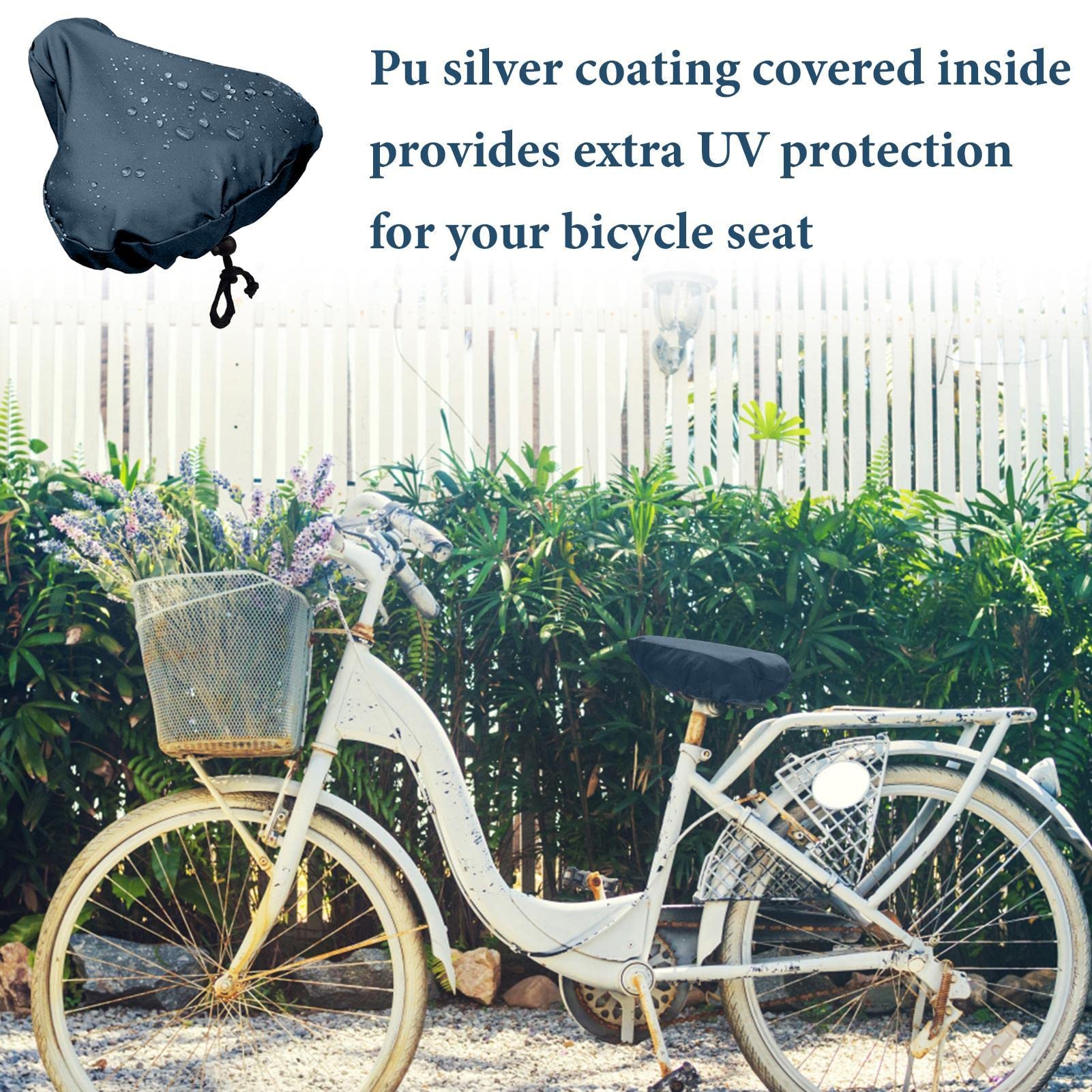 Coprisella Impermeabile Per Bici - 2 Pezzi, PVC, Per Strada, MTB, E-Bike, Anti Pioggia E UV - Foto 8