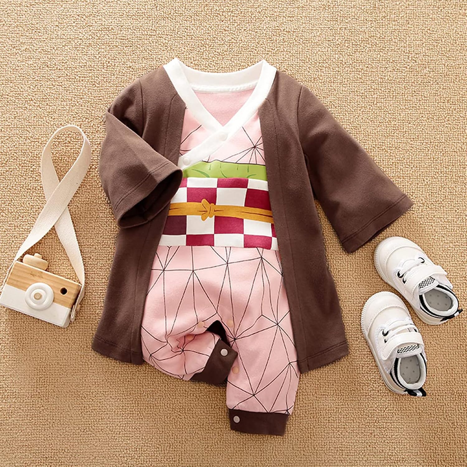Cute Baby Boy Girl Romper Newborn Anime Onesie Toddler Halloween Cosplay Jumpsuit Outfit clothes - Image 2