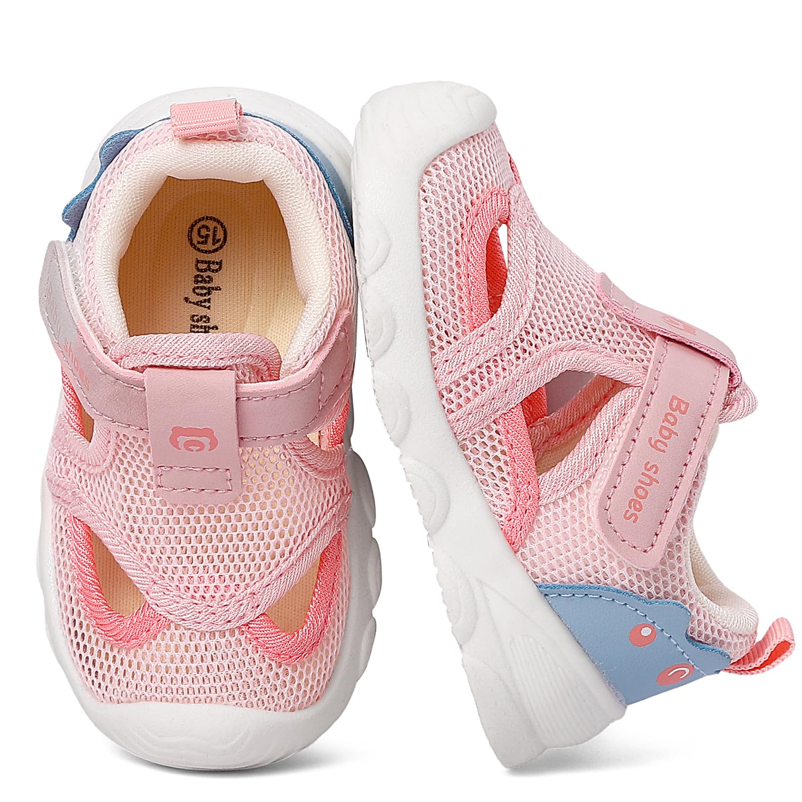 Zapatillas Verano Bebé Sandalias Primeros Pasos Niño Niña Zapatos Casual Comodas con Suela de Goma Antideslizante
