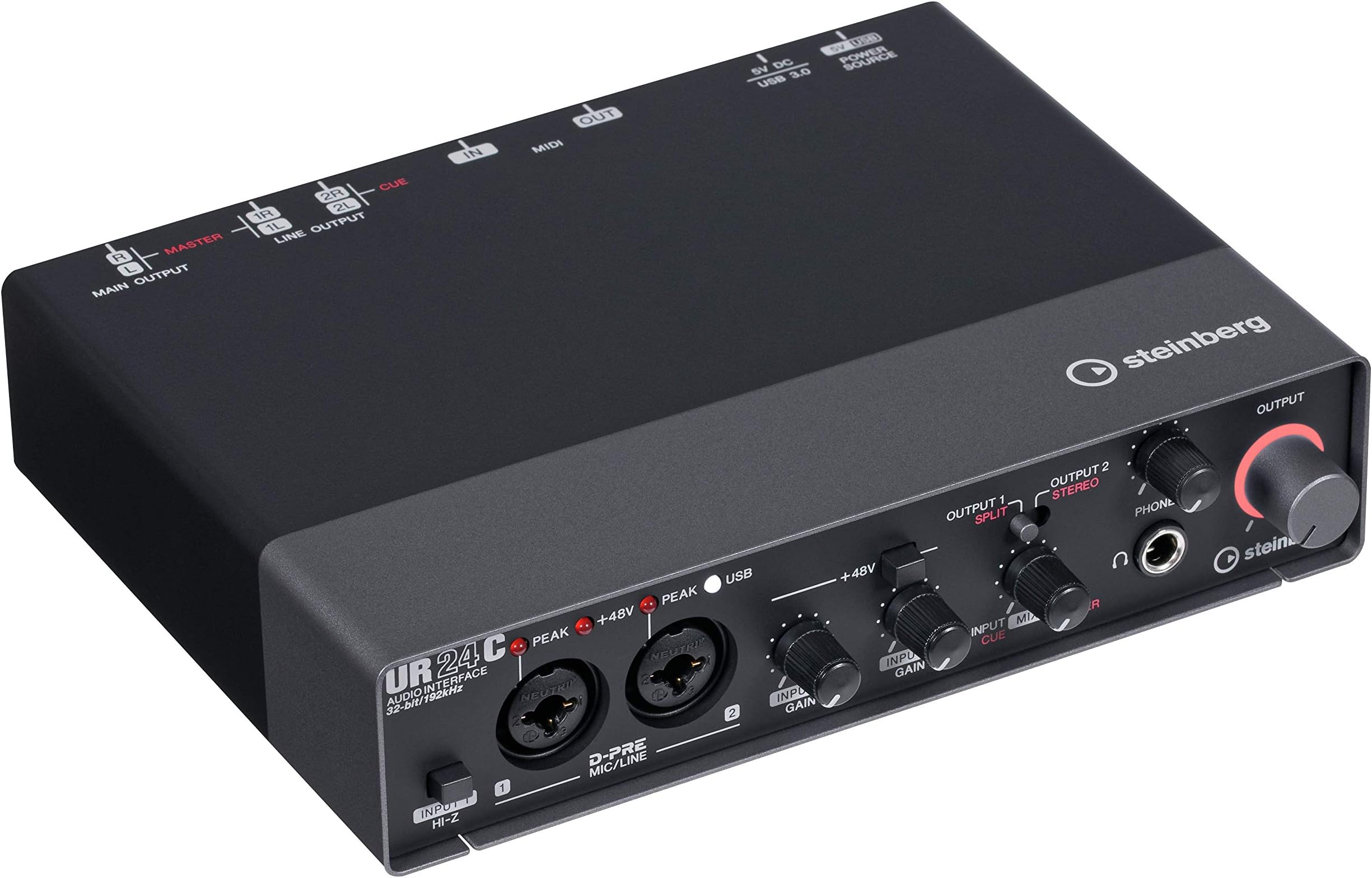 SteinbergUR24C 2x4 USB 3.0 Audio Interface with Cubase AI and Cubasis LE