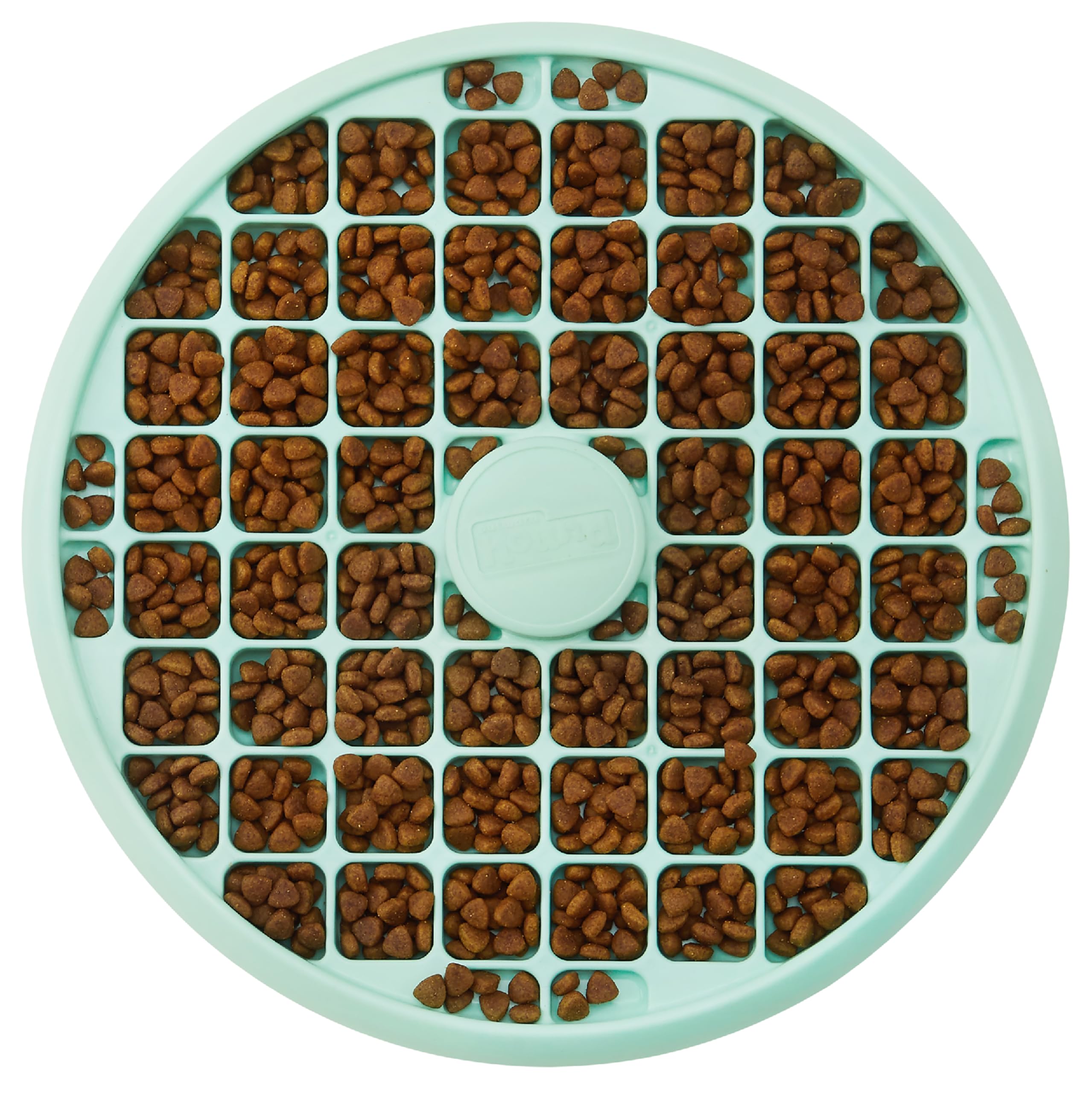 Outward Hound Fun Feeder Slo Tray Slow Feeder Dog Bowl for French Bulldogs and Other Brachycephalic or Flat-Faced Breeds, Medium, 1.5 Cups, Mint Green