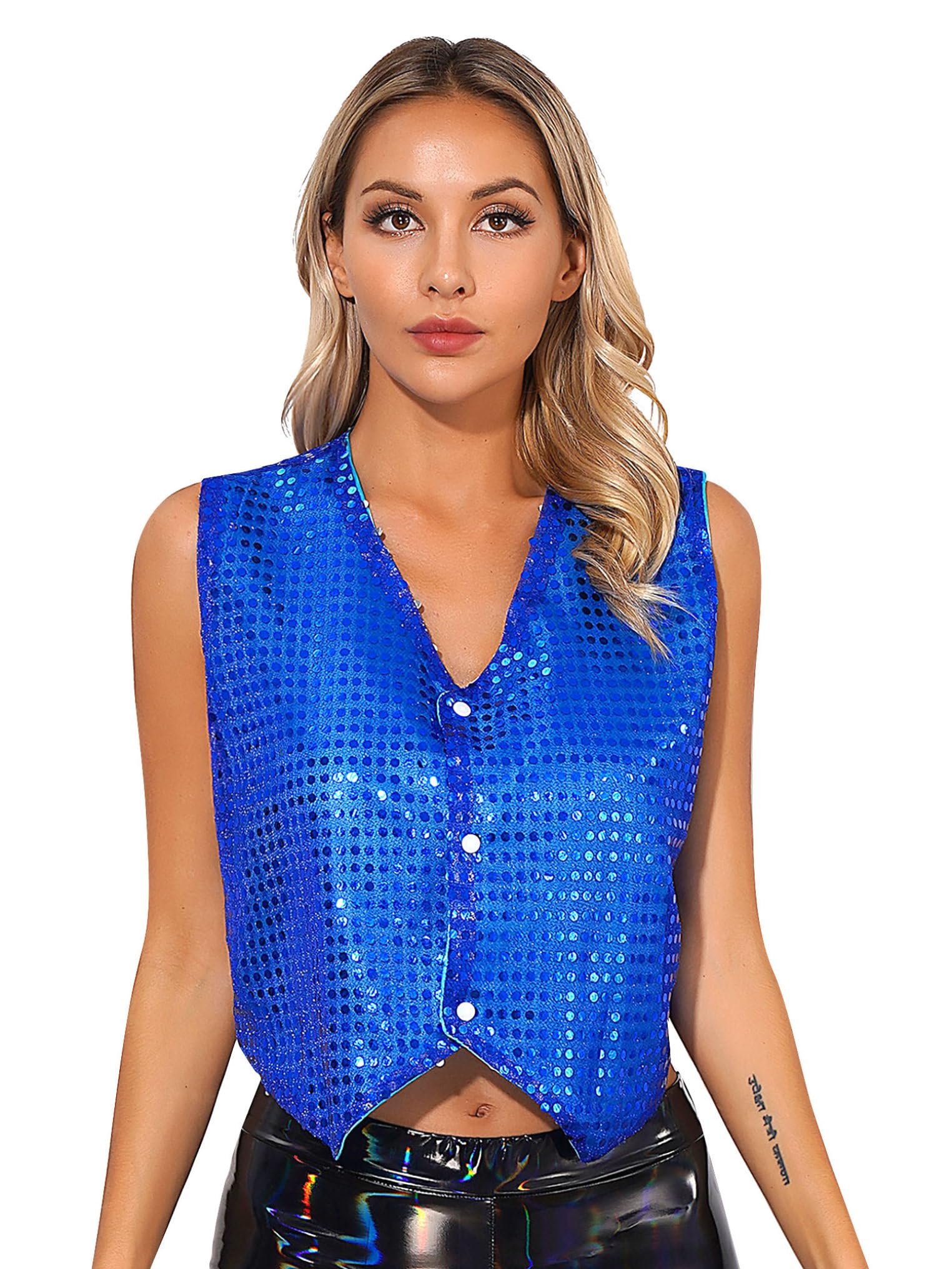 Wildarms Paillettenweste Kinder - Glitzerweste Für Tanz & Theater