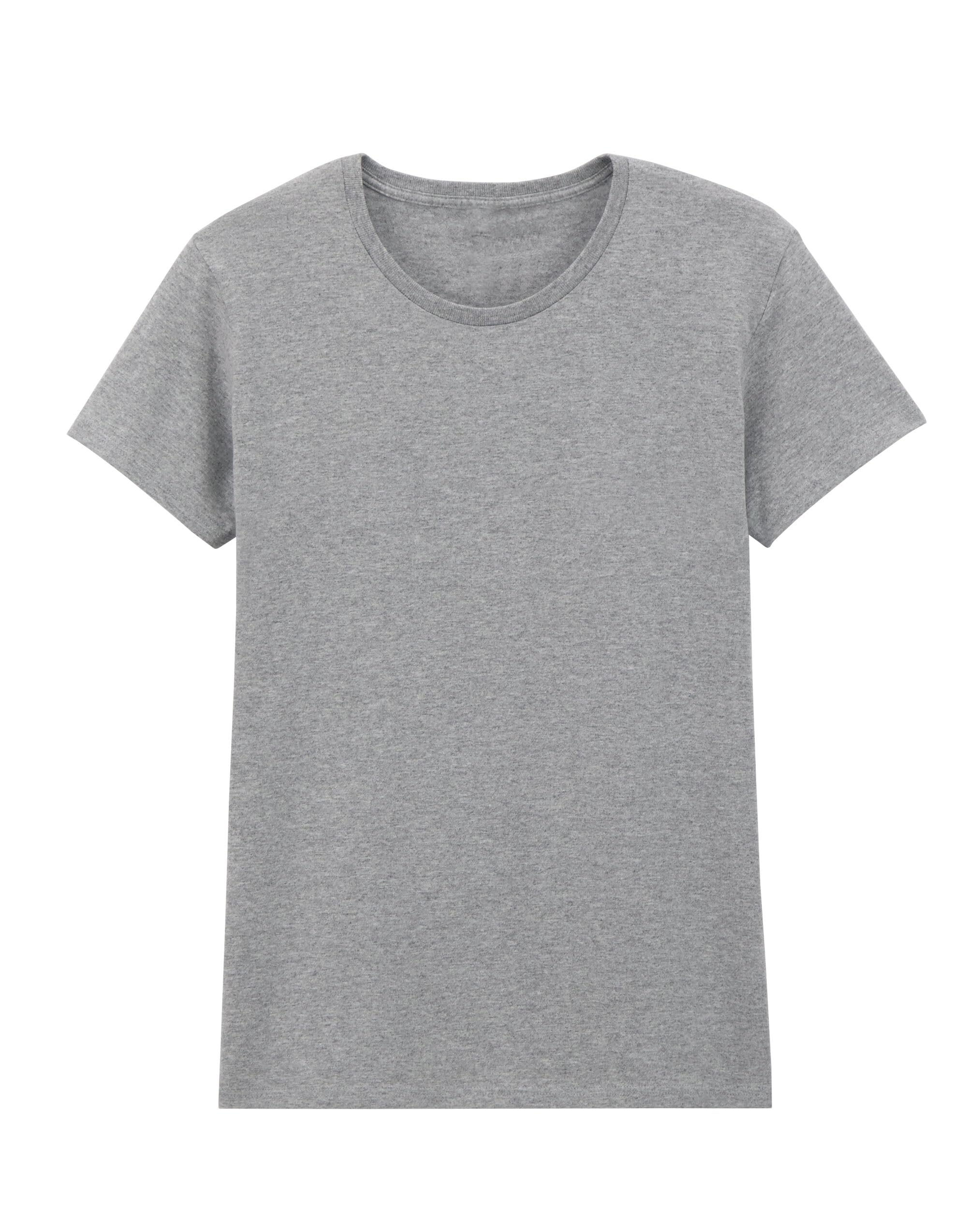 COOZO Ladies/Womens Heavy Cotton Missy Fit Short Sleeve T-Shirt - Sport Grey - M