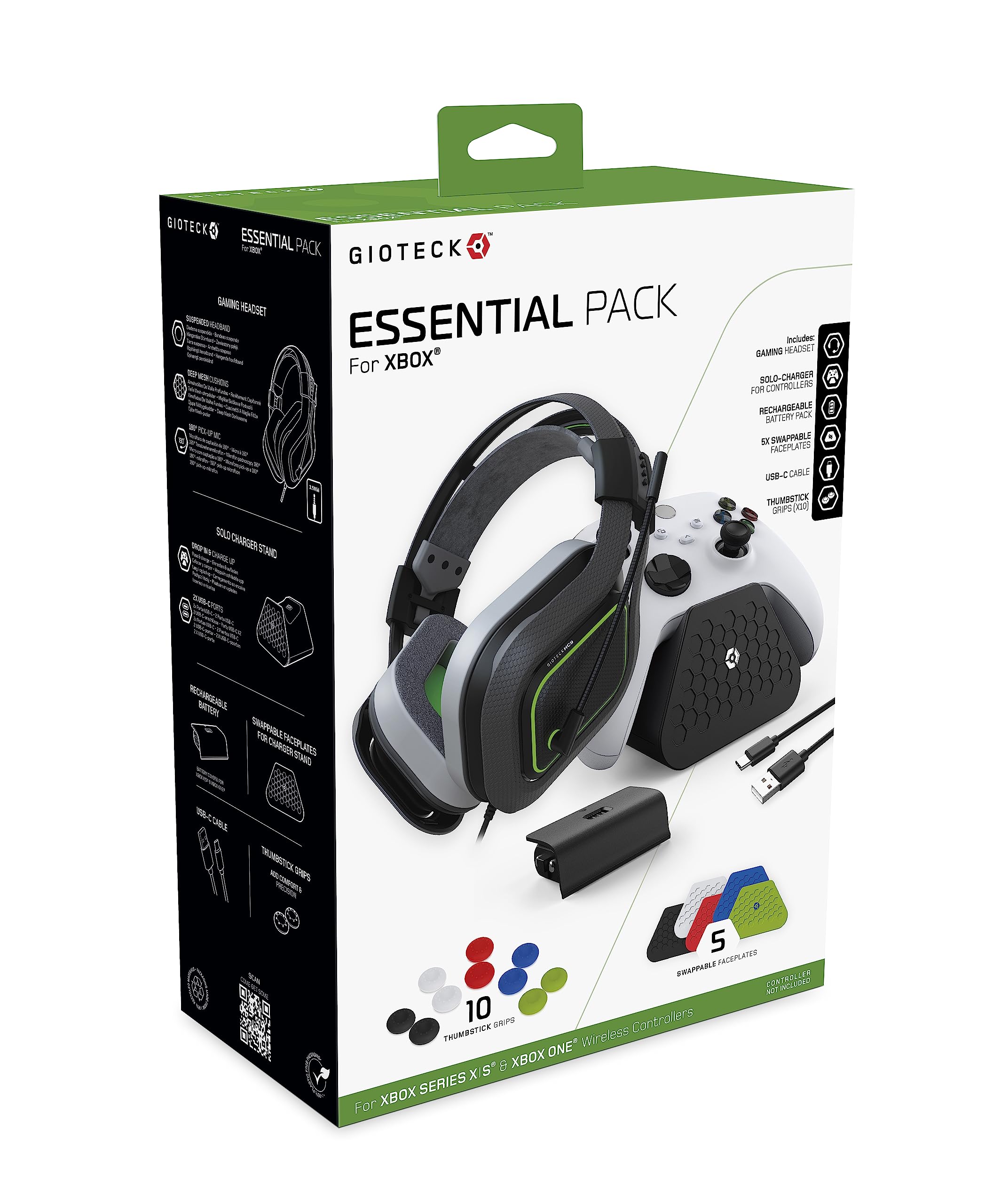 Gioteck Freemode - Essential Pack for Wireless Controller Xbox One/Xbox Series X (5 Colours)
